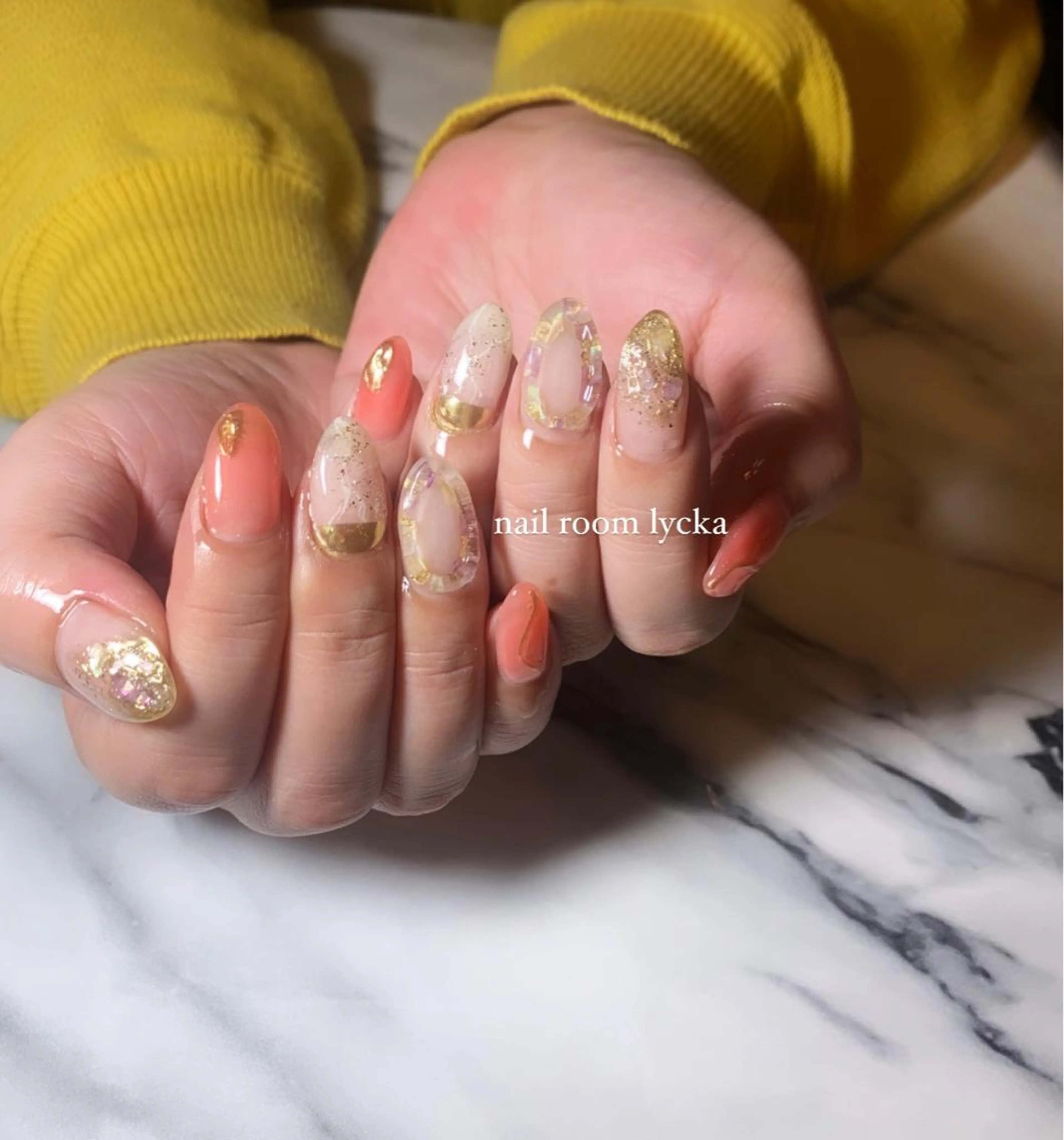 ネイル ﾈｲﾙﾙｰﾑﾘｯｶ 𝐦𝐚𝐲𝐮のネイルデザイン