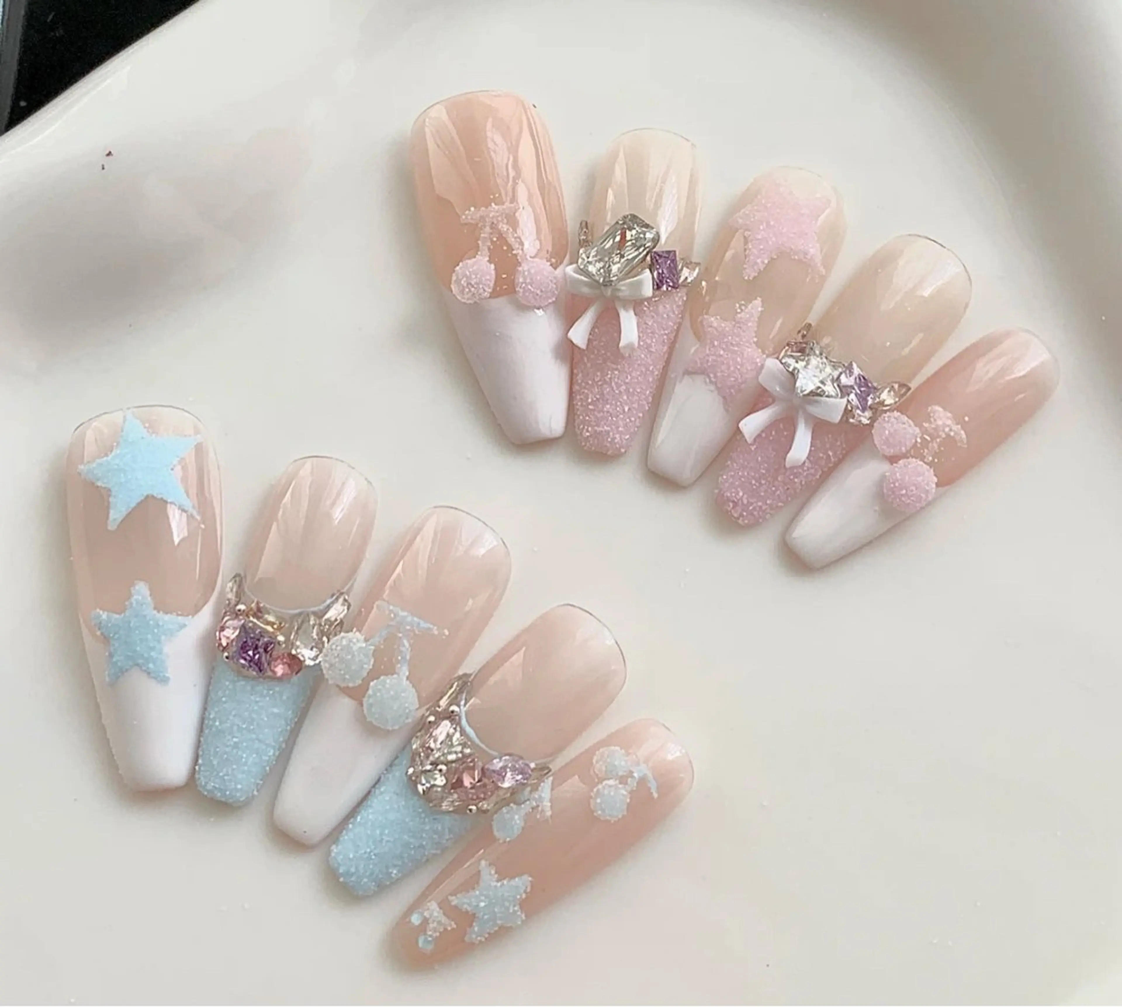 ネイル 長さだし専門店 M2　rikaのネイルデザイン