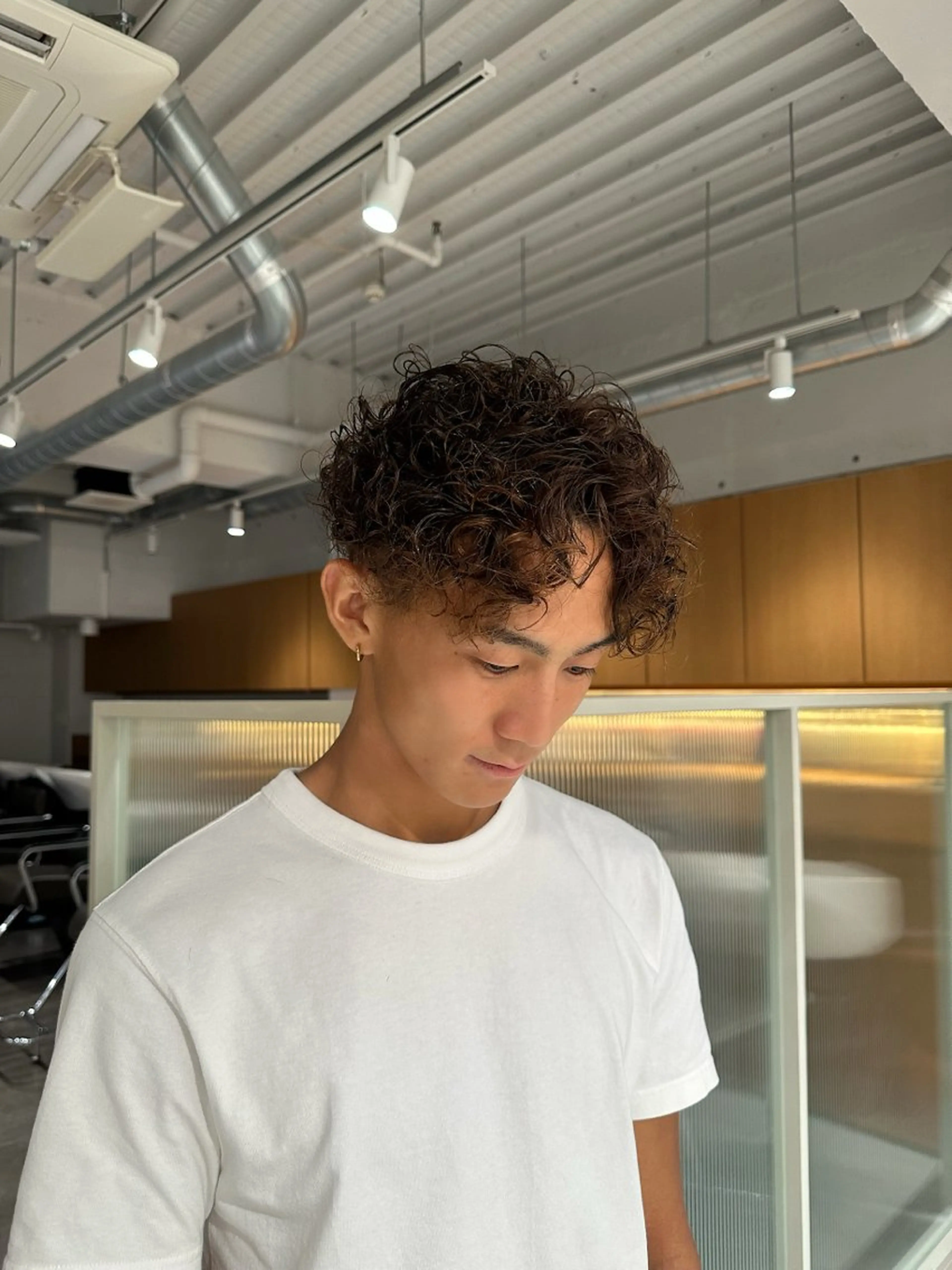 【メンズ限定‼️】清潔感&オシャレ感✨パーマしてイメチェン🌀🌀＋Aujuaトリートメント✨パーマモデル募集‼️の写真