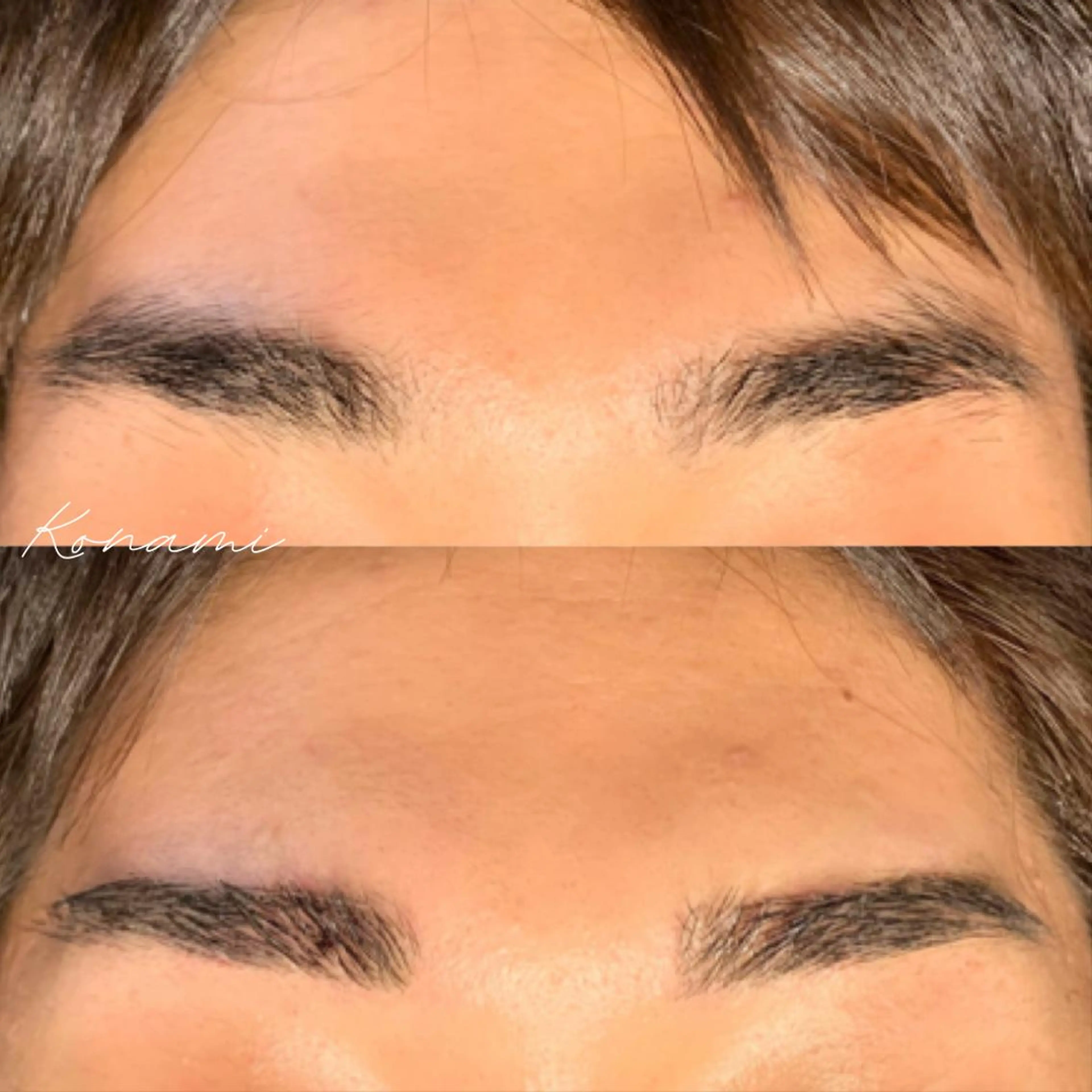 メンズ アイブロウ ワックス脱毛 シードリン 府内店 小波のヘアスタイル