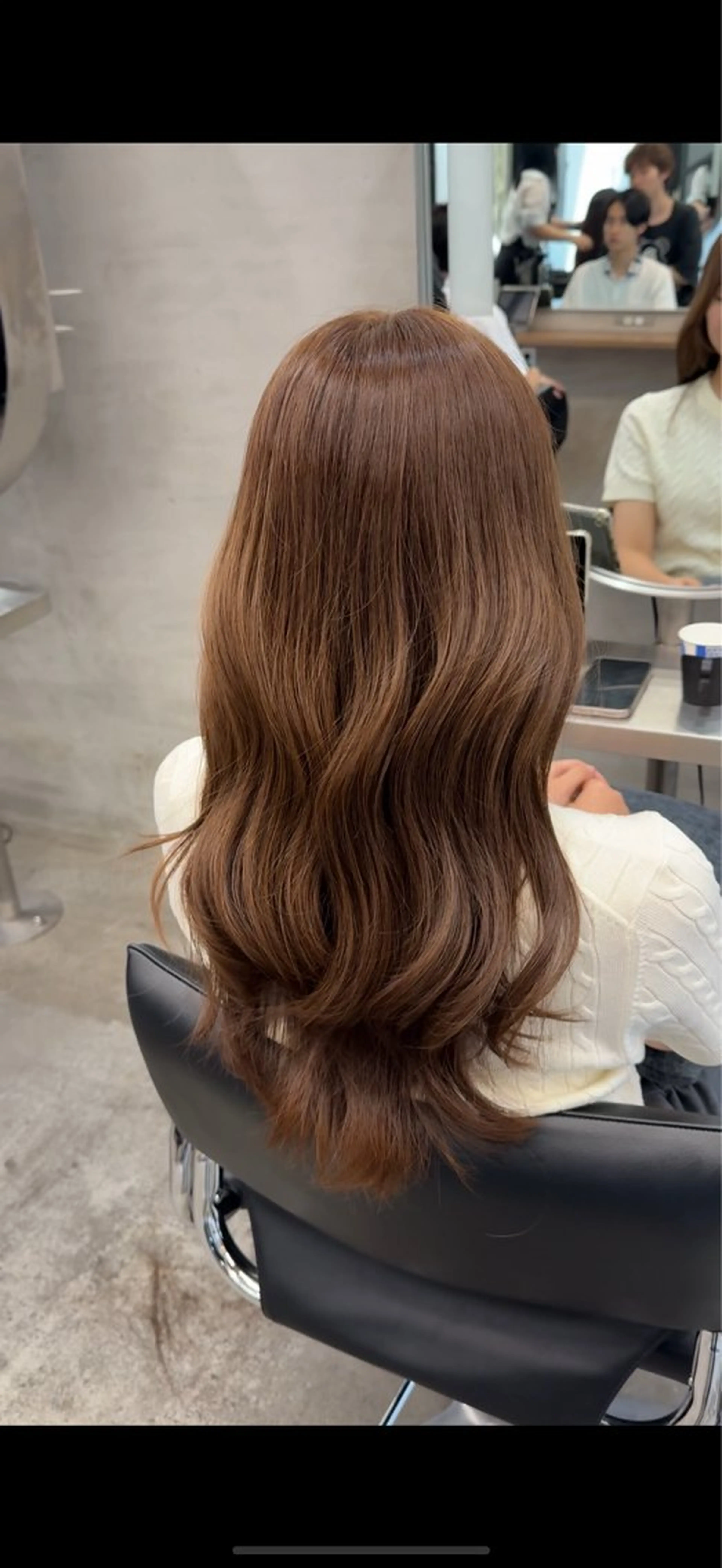 ロング カラー カット ヘアカラー トリートメント 透明感🎀艶髪 💞まいか🎶のヘアスタイル