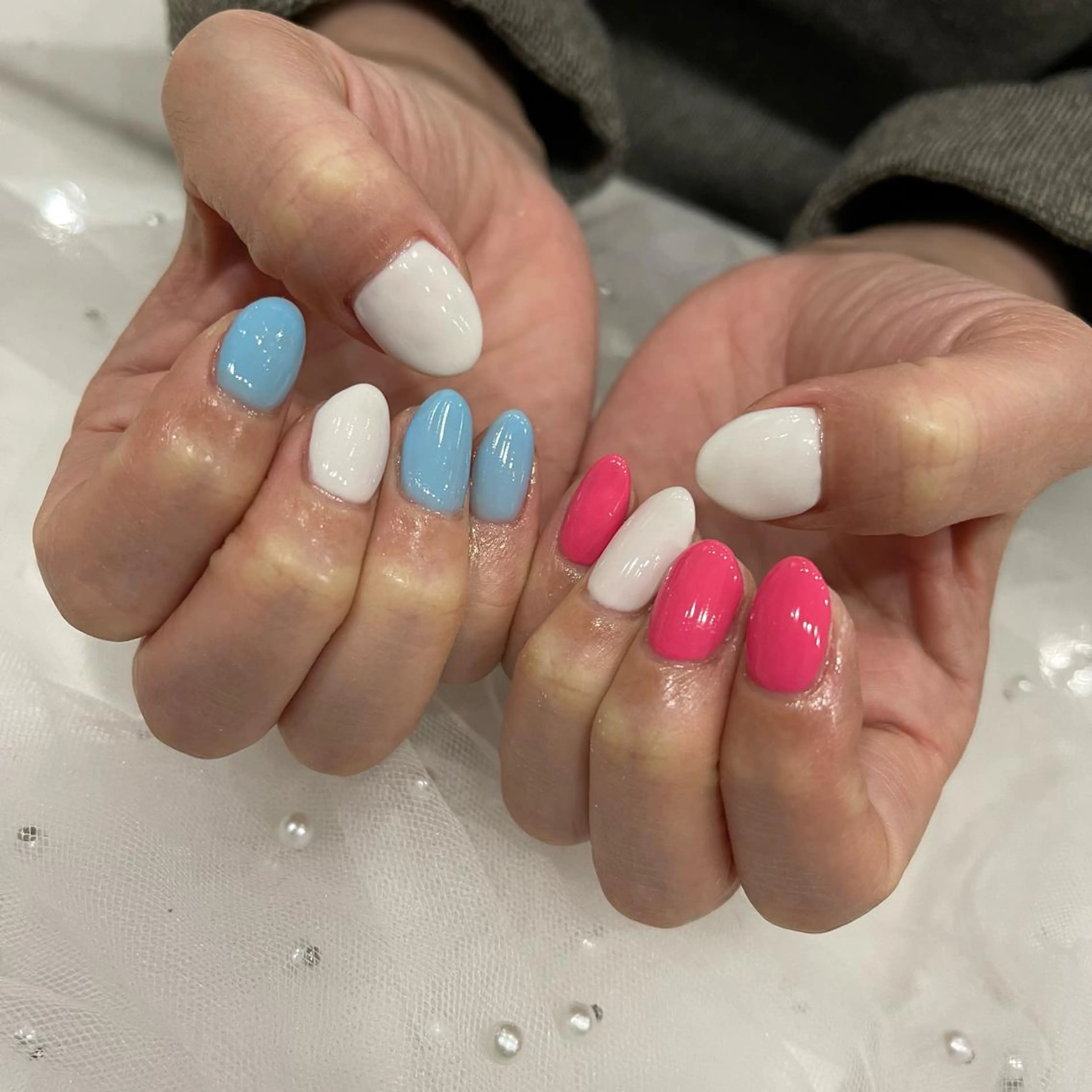 ネイル ワンカラーネイル Wish Nail 恒川のネイルデザイン