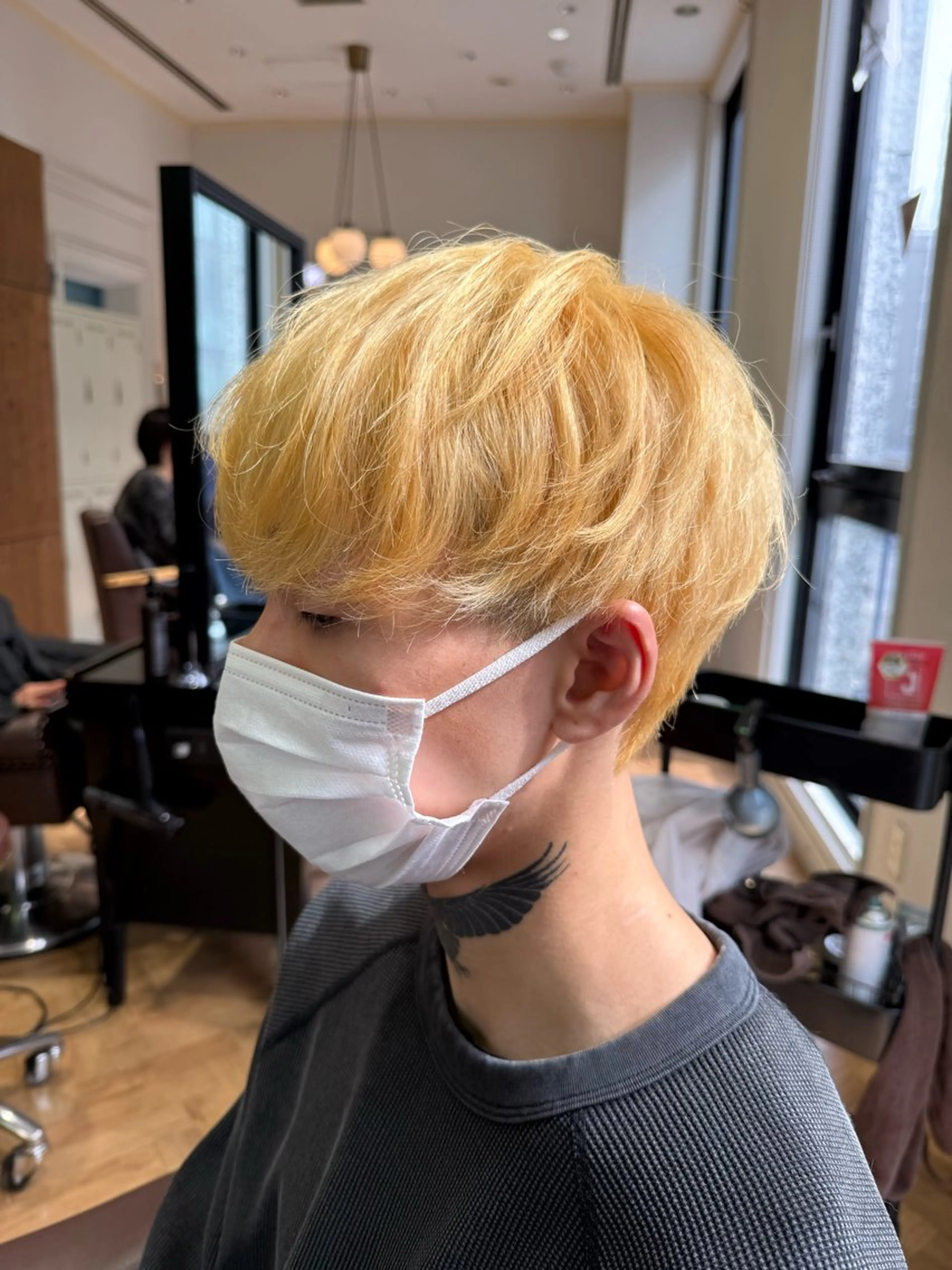 ショート メンズ メンズパーマ 溝口 槙里也のヘアスタイル