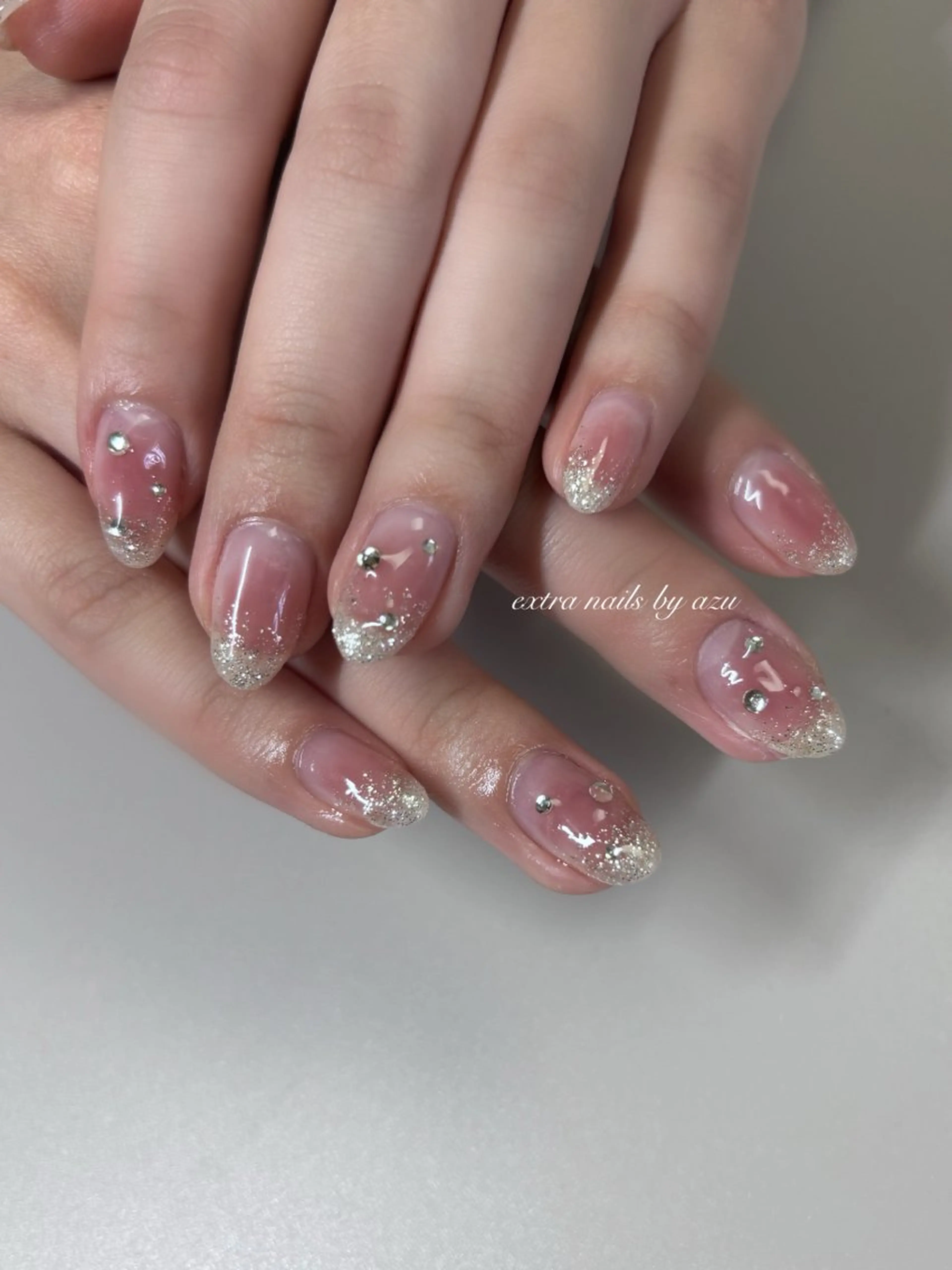 ネイル チークネイル ハンドネイル extranails ／lemellaのネイルデザイン