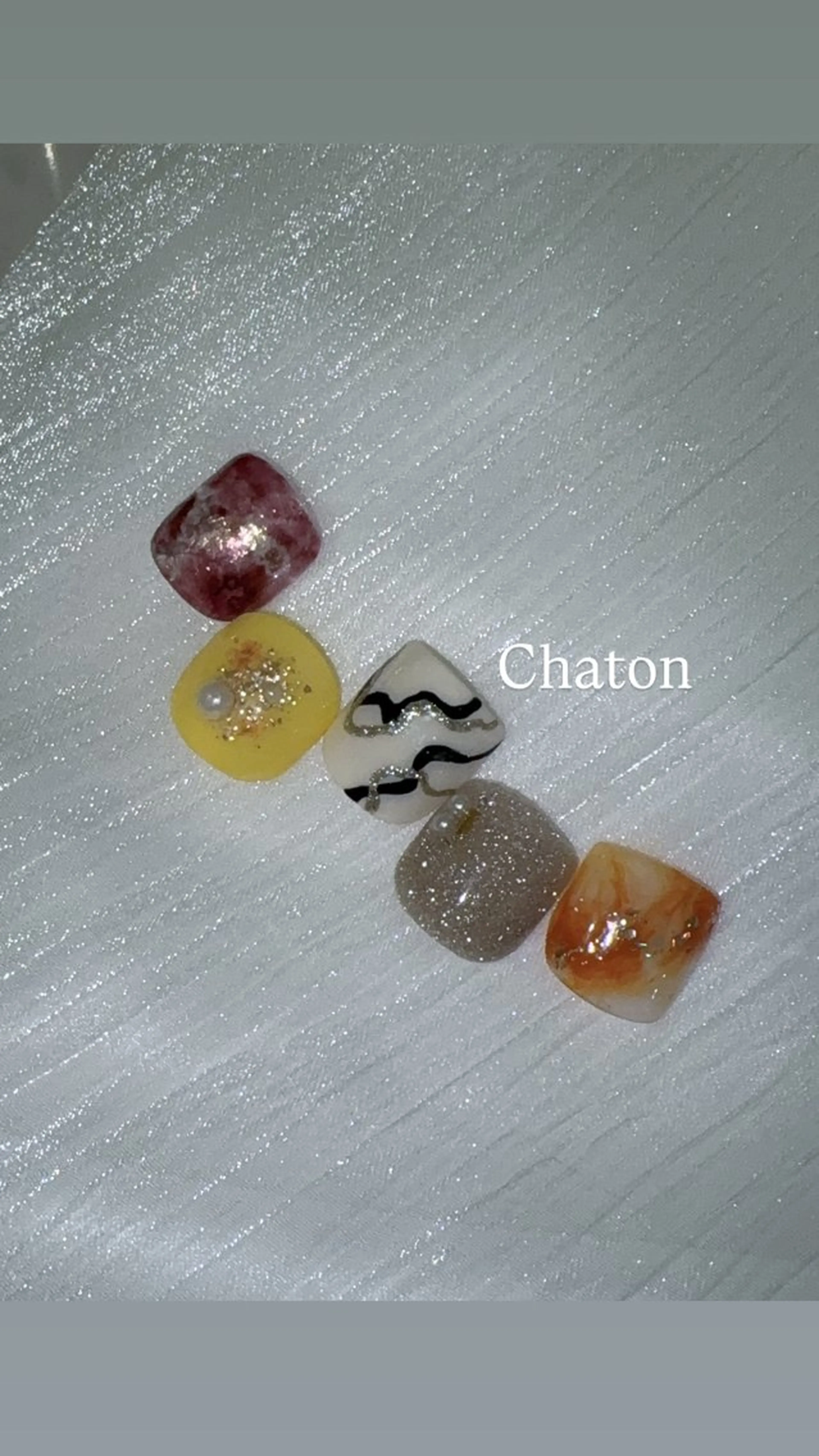 ネイル フットネイル Chaton TAKAHASHIのネイルデザイン