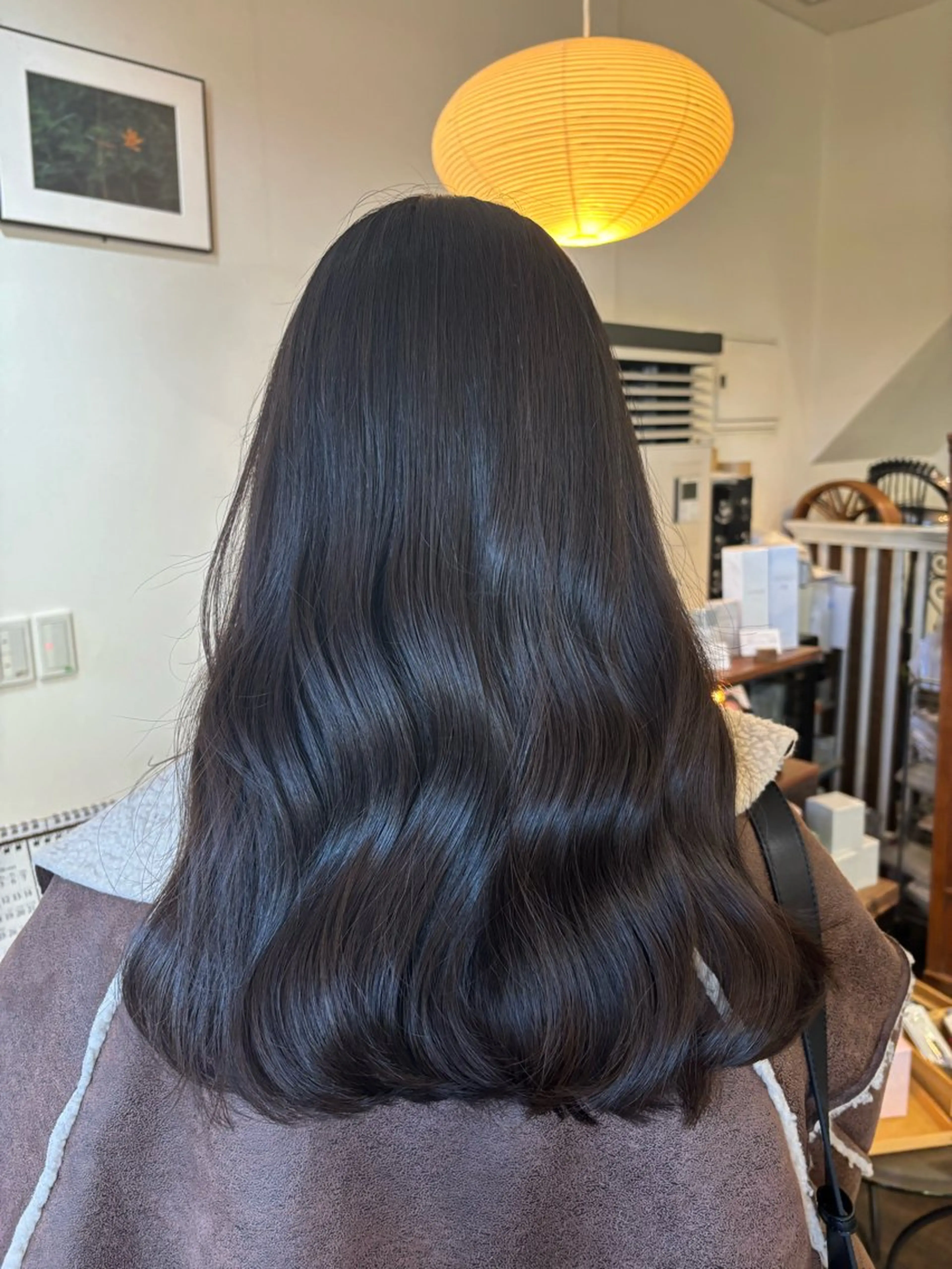 ロング カット 三國 栞音のヘアスタイル