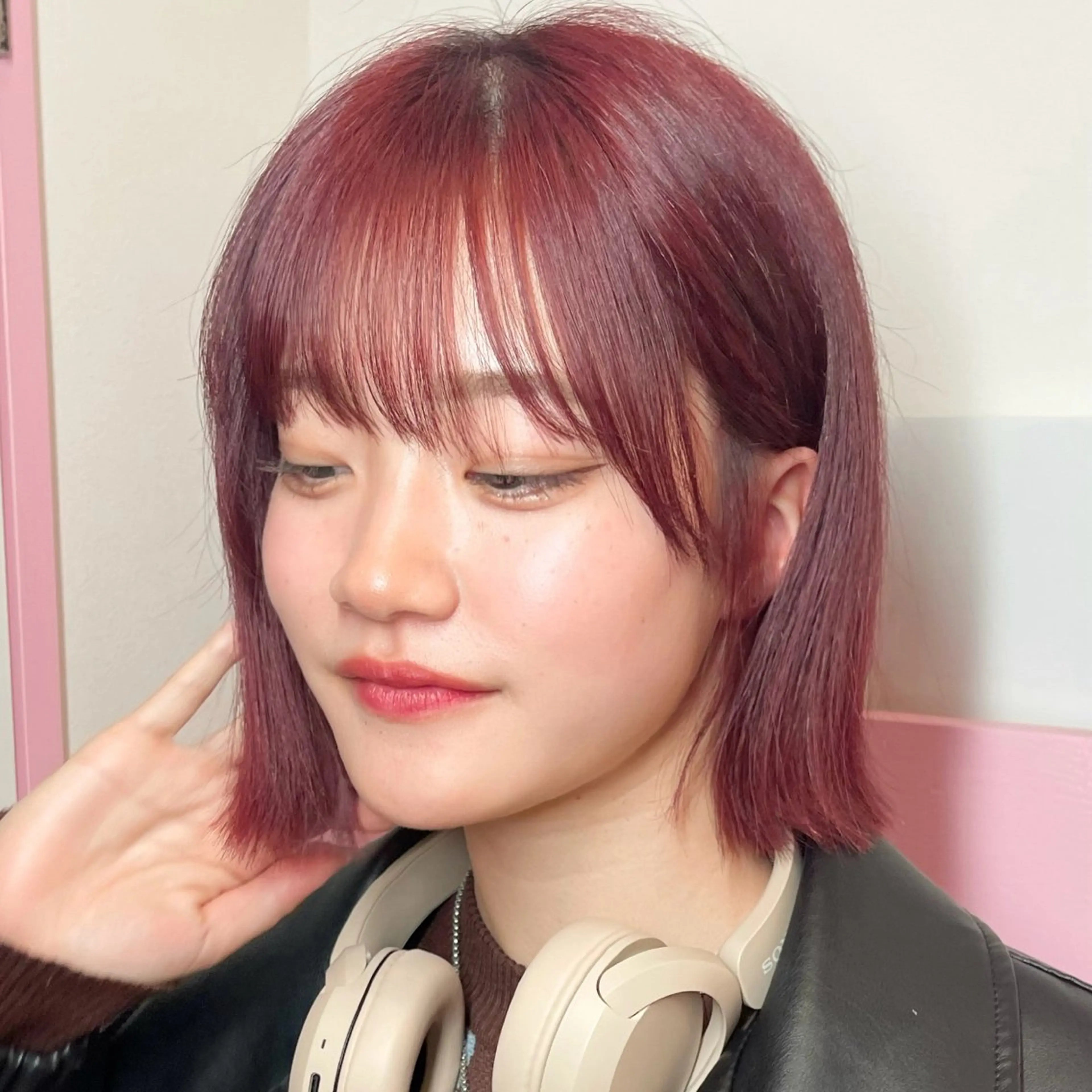 カラー 🎀ミルクティー/暖 色×レイヤー/マリアのヘアスタイル