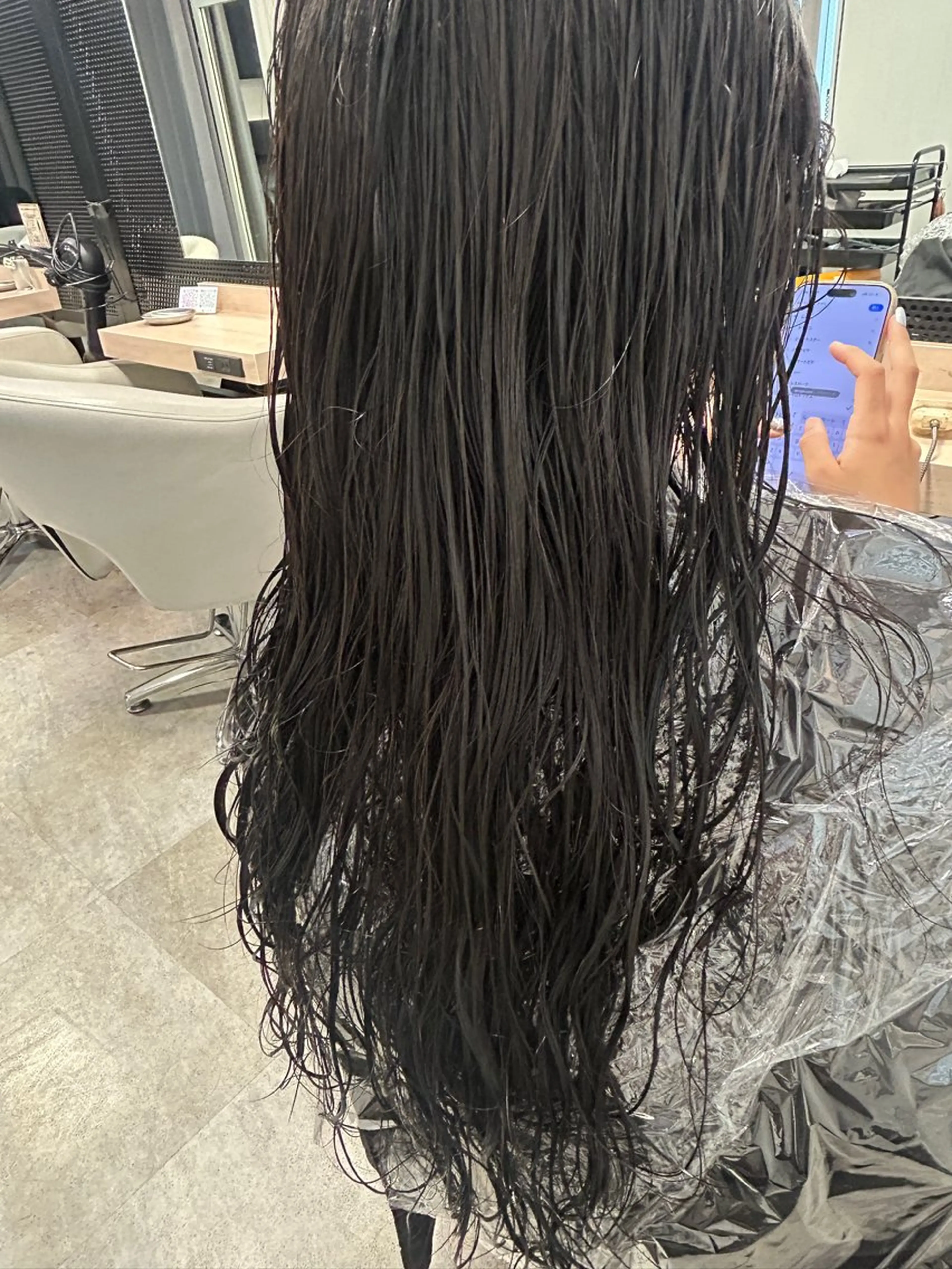 ロング カラー 縮毛矯正 ヘアカラー 縮毛•ハイトーン ・着付け Runaのヘアスタイル