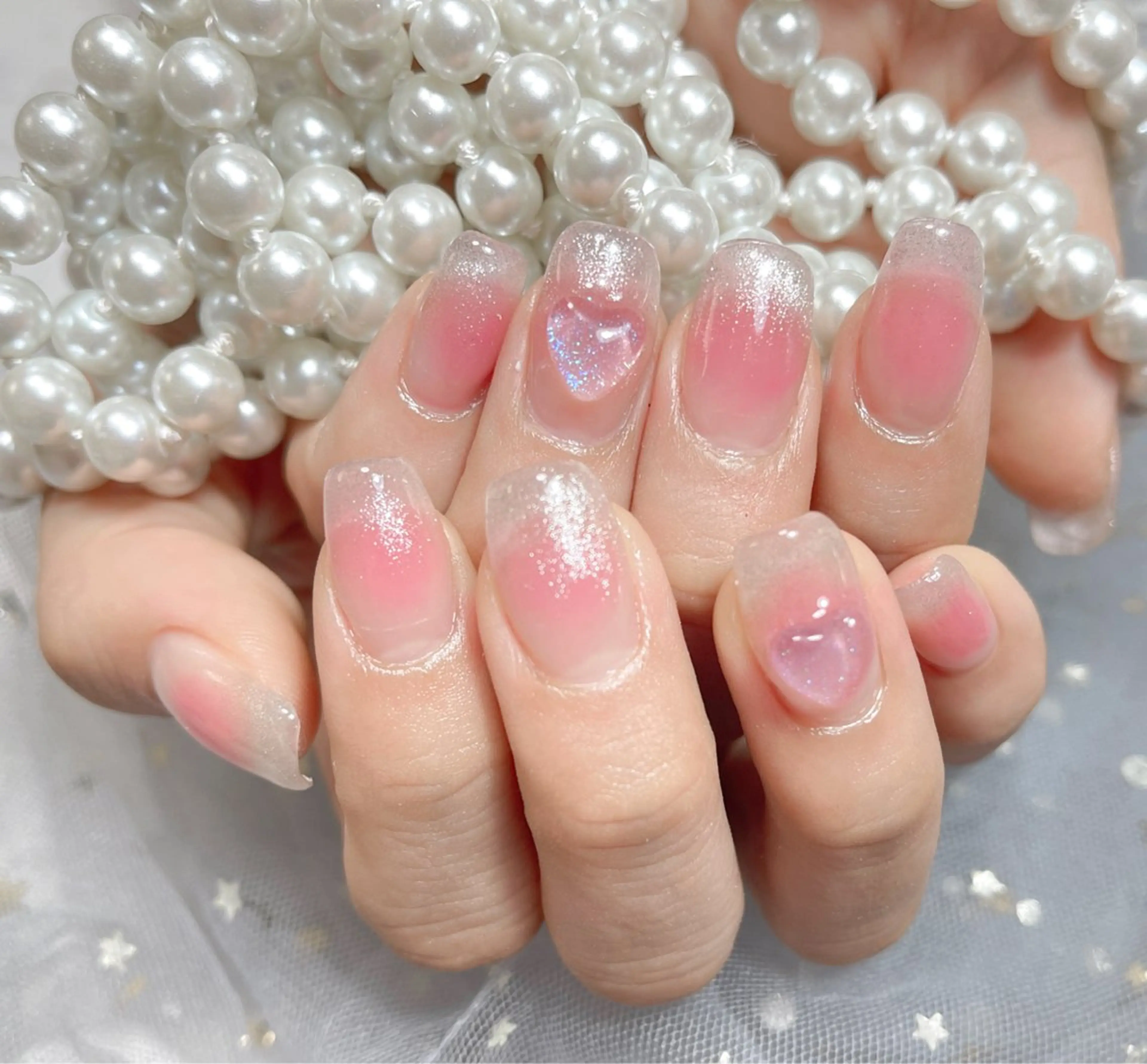 ネイル ハンドネイル 🎀ネイルサロン エクラYUI🎀のネイルデザイン