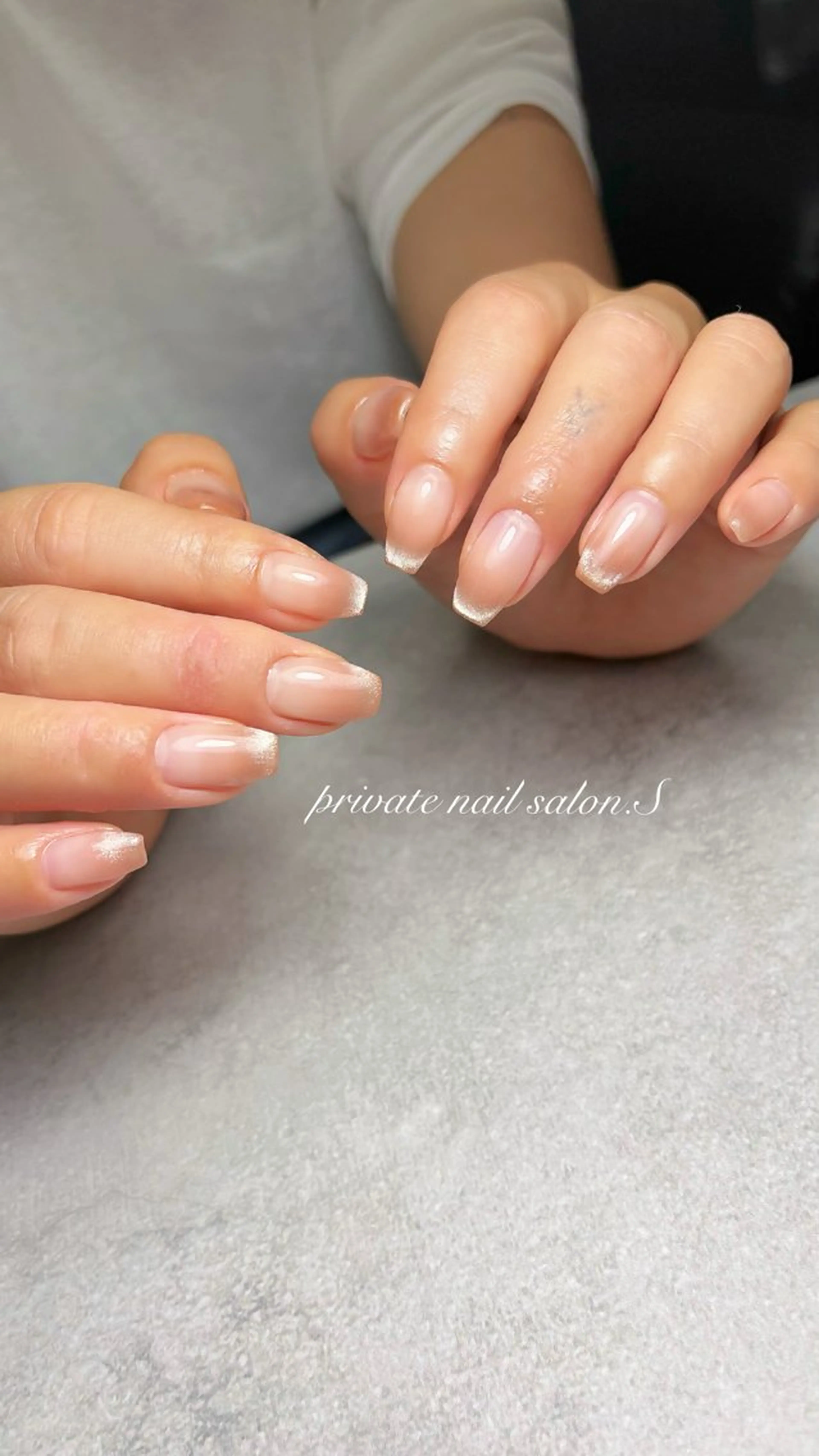 ネイル ジェルネイル グラデーション マグネットネイル 持ち込み スカルプネイル ハンドネイル 関山 志乃のネイルデザイン