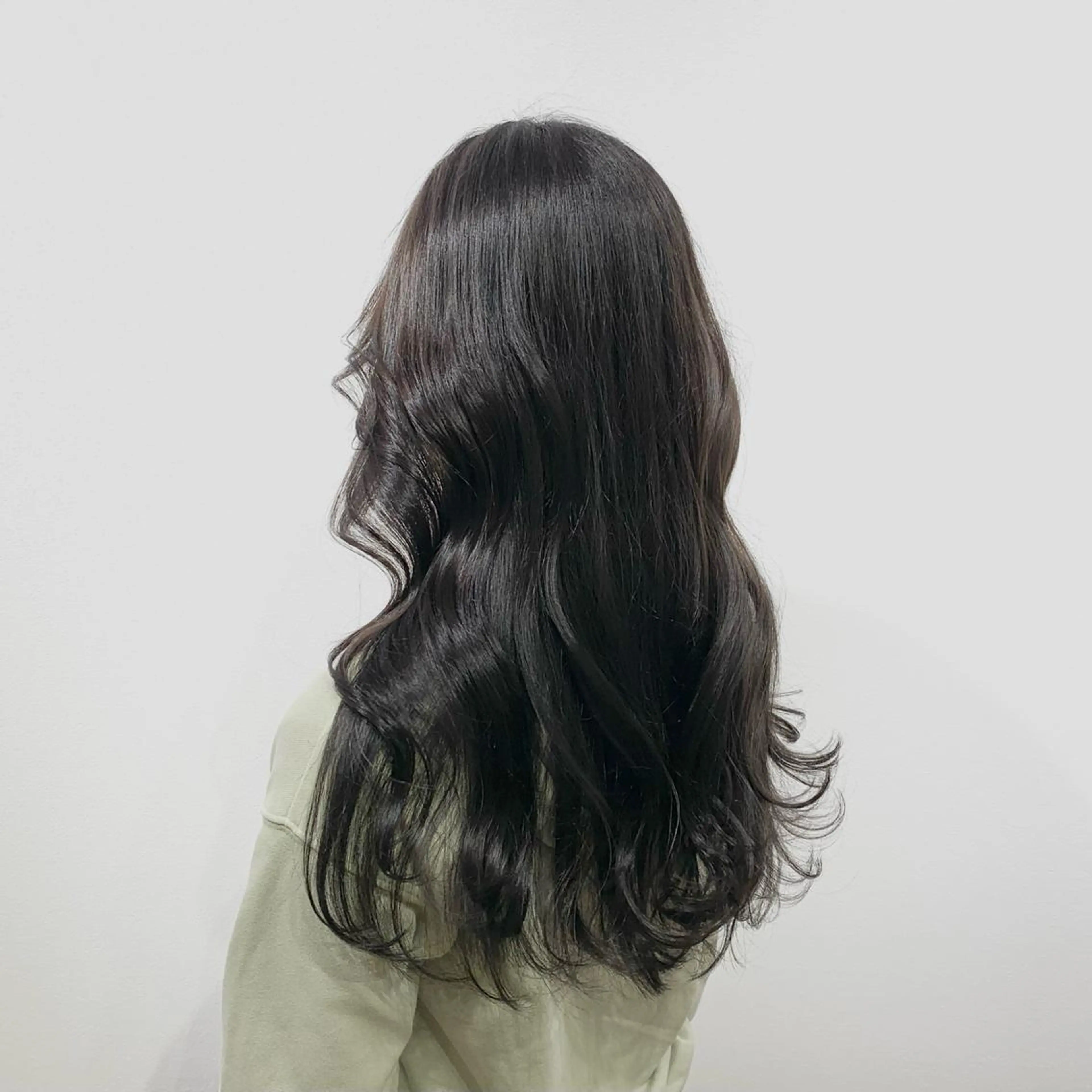 ロング カラー ヘアアレンジ キヨミ 韓国レイヤーカットのヘアスタイル