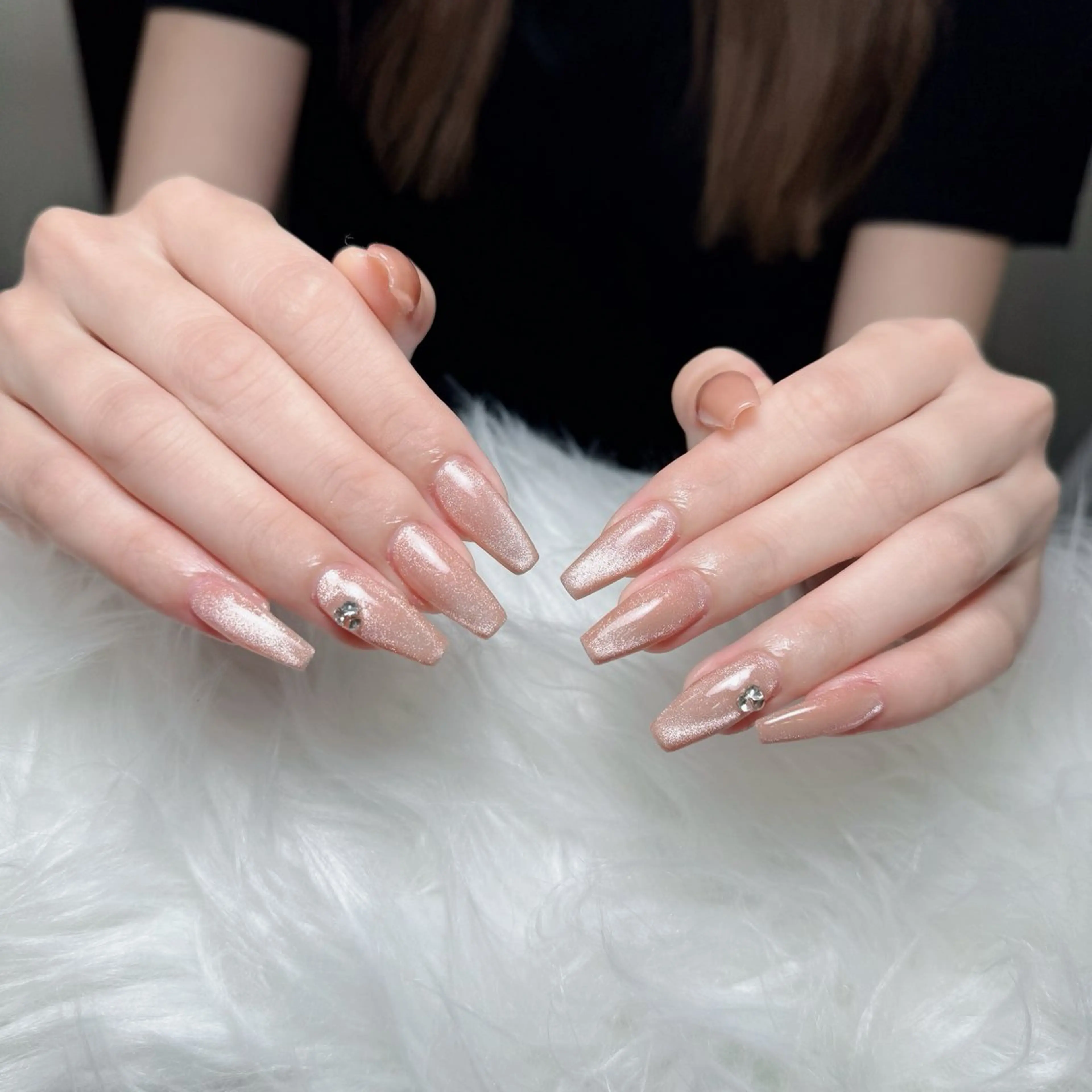 ネイル アートネイル フレンチネイル ジェルネイル 韓国ネイル マグネットネイル ハンドネイル Lenie Shinokuboのネイルデザイン