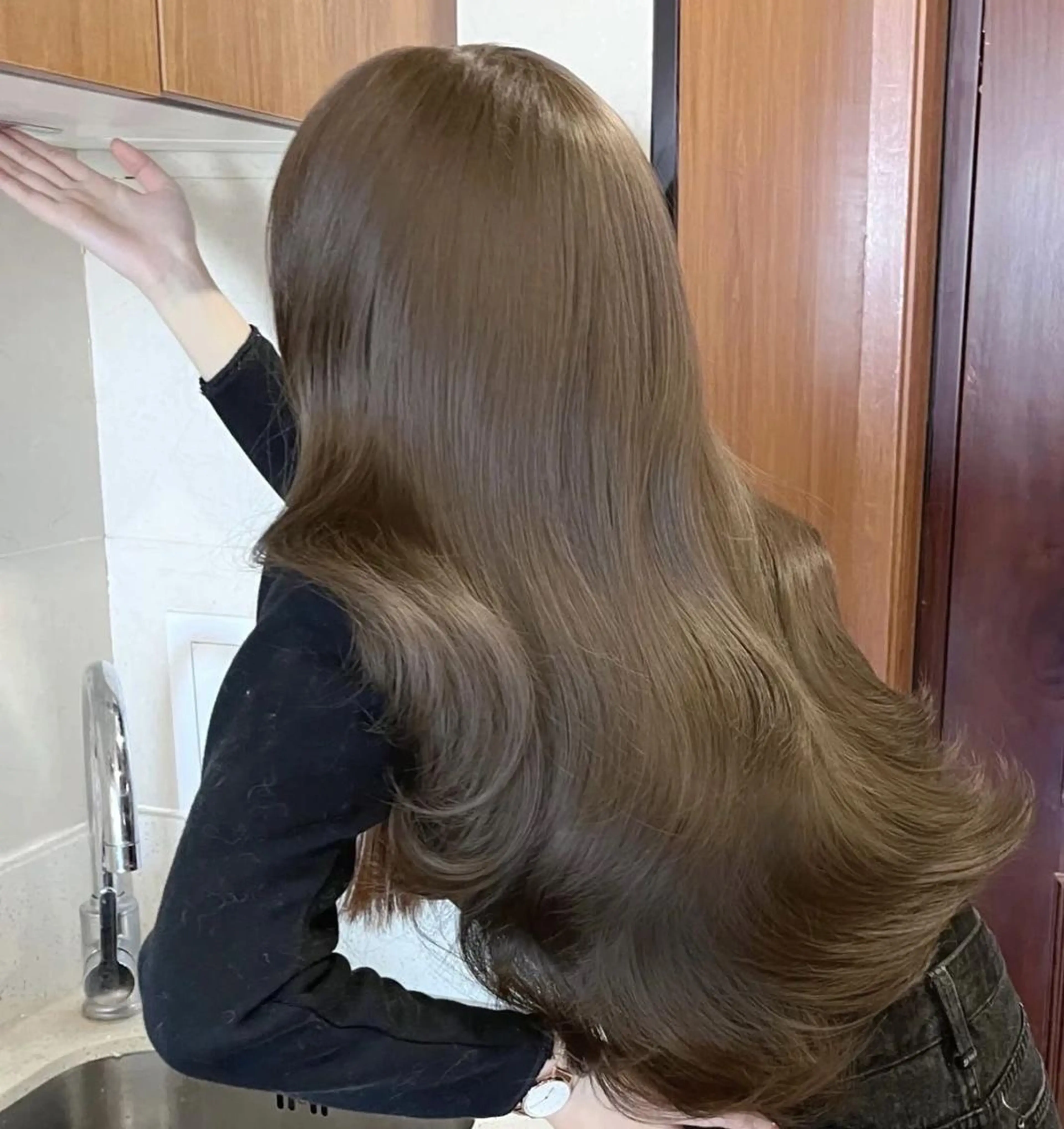 ロング カラー 🤍上品韓国ガーリー 🤍ひとみ🤍のヘアスタイル