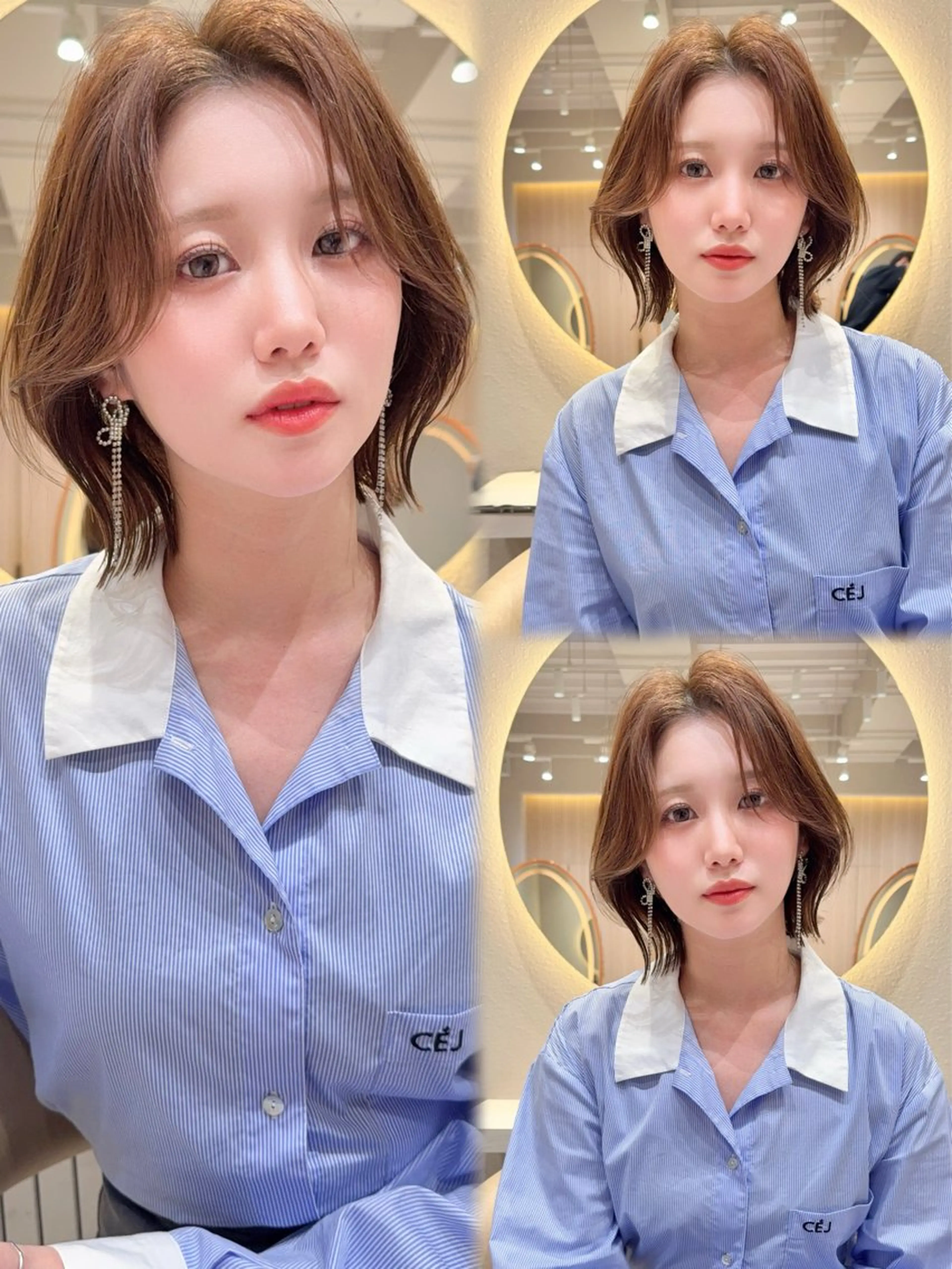 ショート カラー カット ヘアカラー トリートメント レイヤー❣️縮毛矯 川村利幸のヘアスタイル