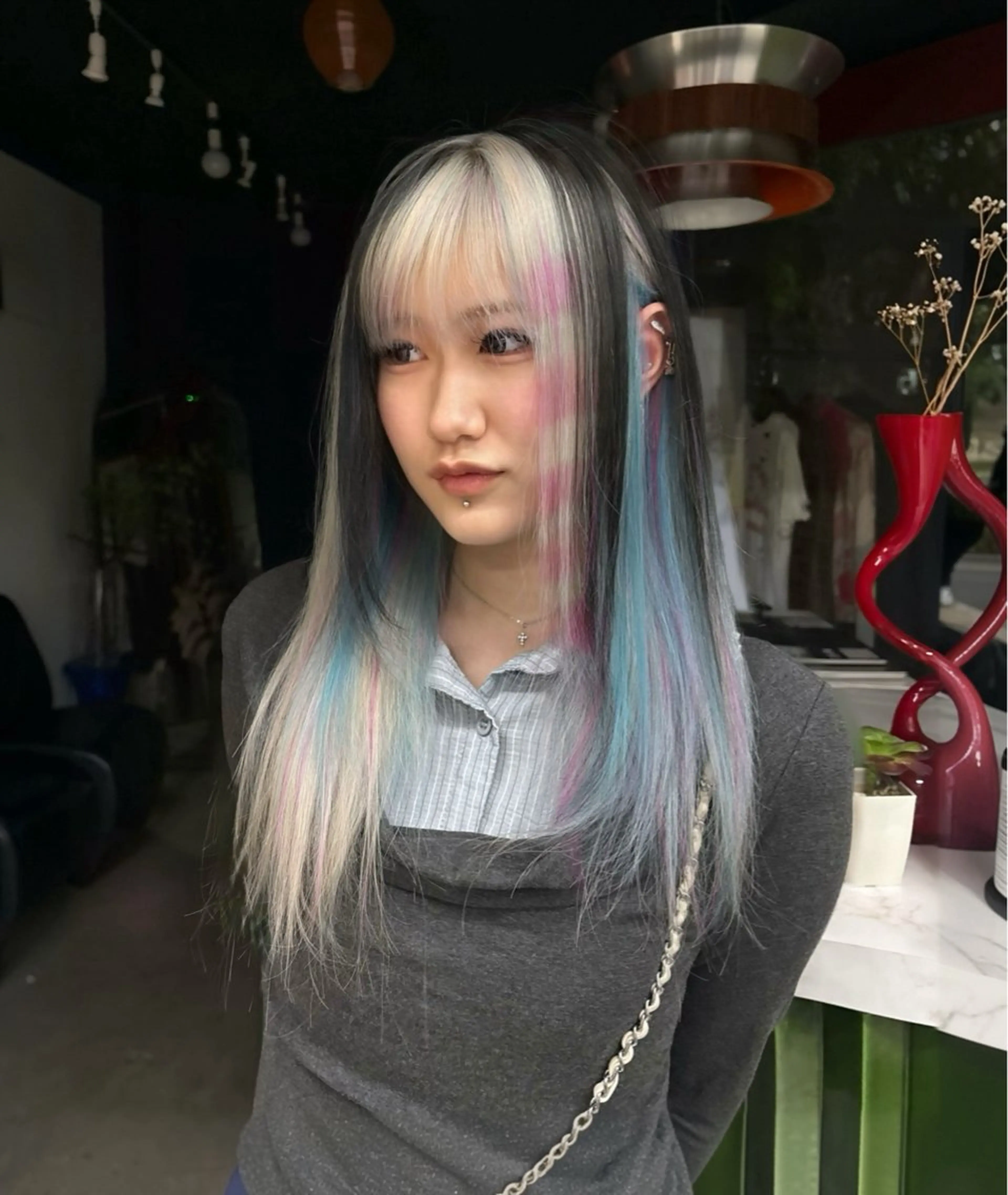 ロング ヘアカラー ★梅田お洒落カラー ちどり★のヘアスタイル