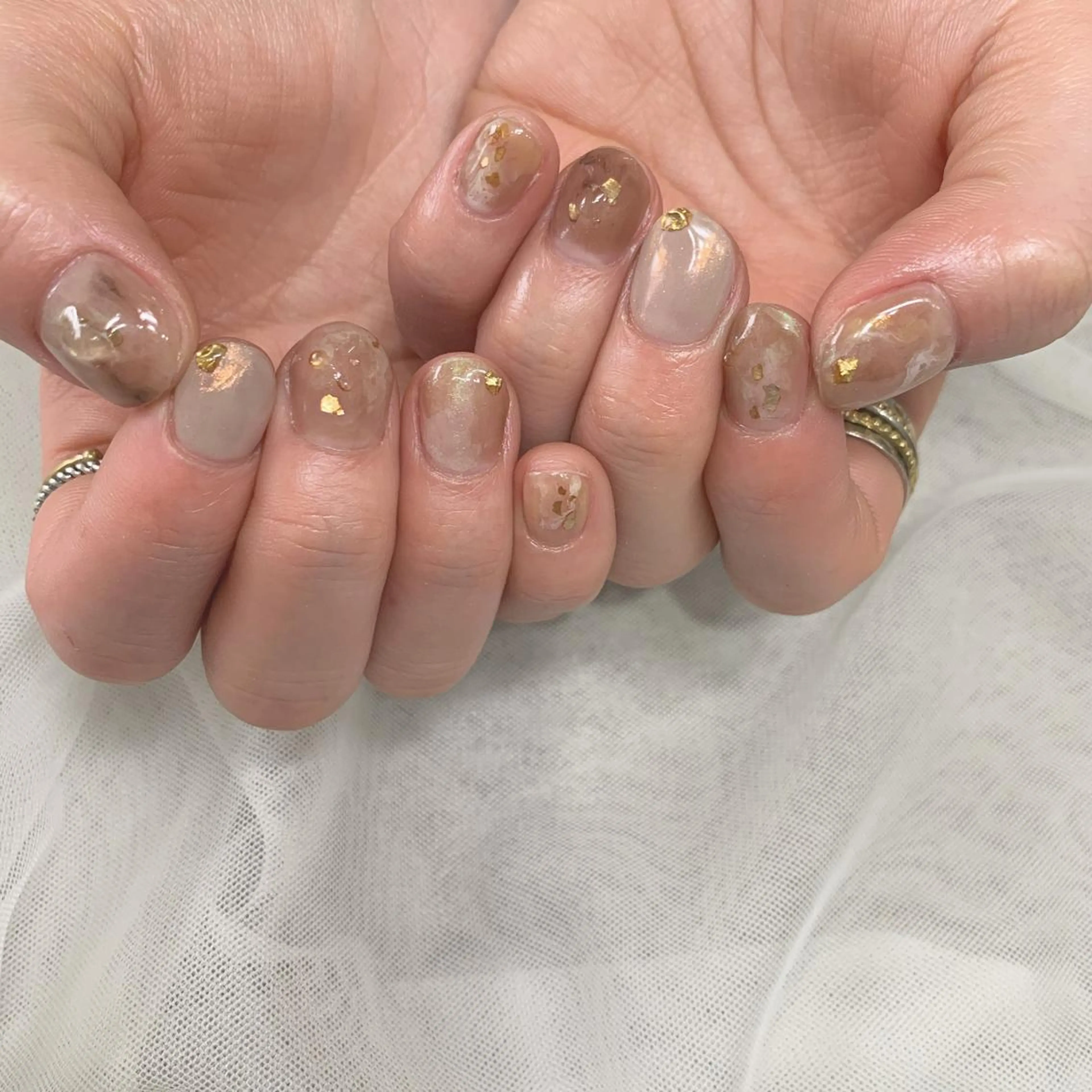 ネイル 新宿ニュアンスネイル makotoのネイルデザイン
