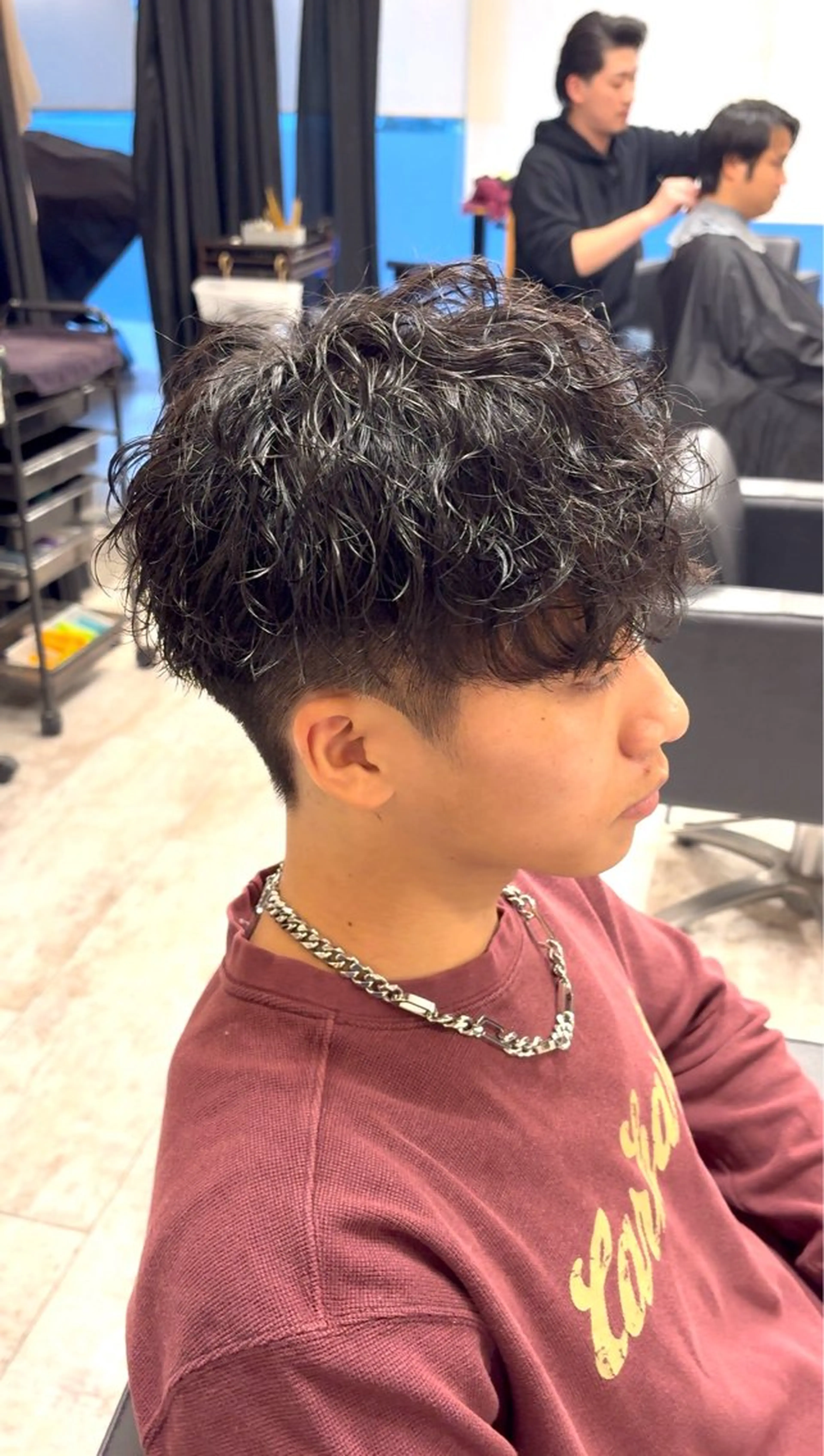 パーマ メンズ メンズサロン リョウタのヘアスタイル