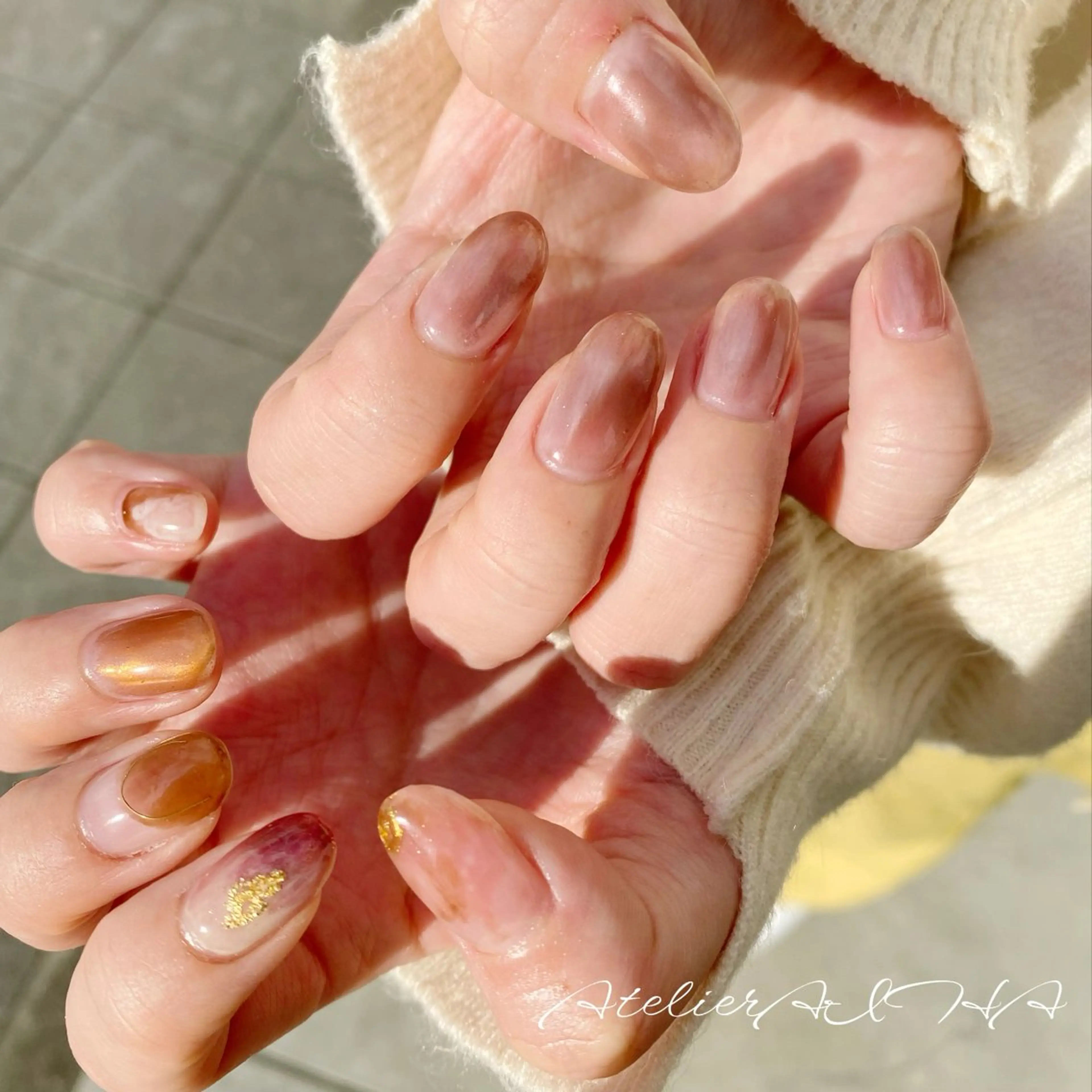 ネイル ハンドネイル アトリエAIHA★ フィルイン推奨サロンのネイルデザイン