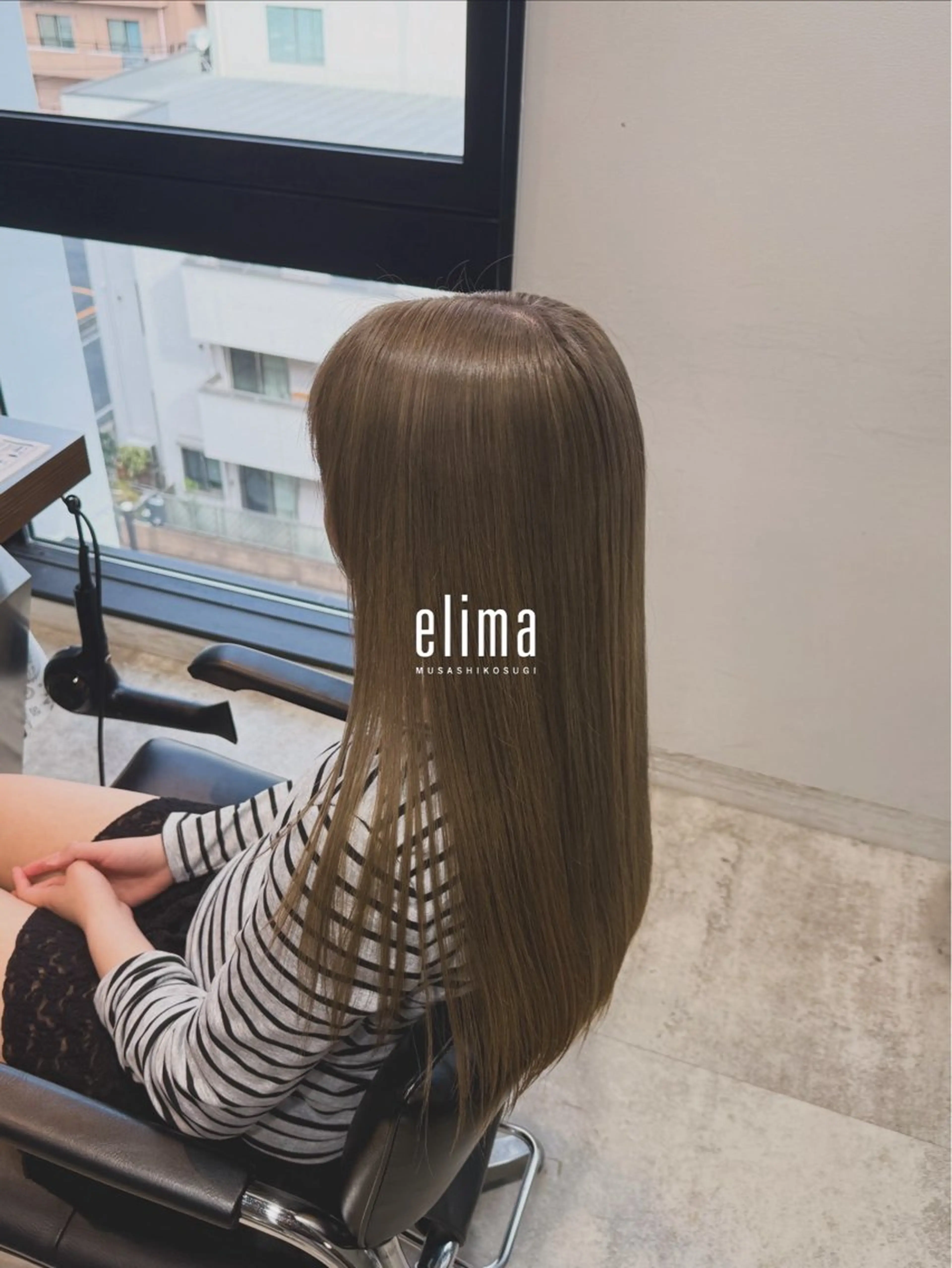 ロング カラー ヘアカラー トリートメント 髙橋碧 透明感カラー / fifthパーマのヘアスタイル