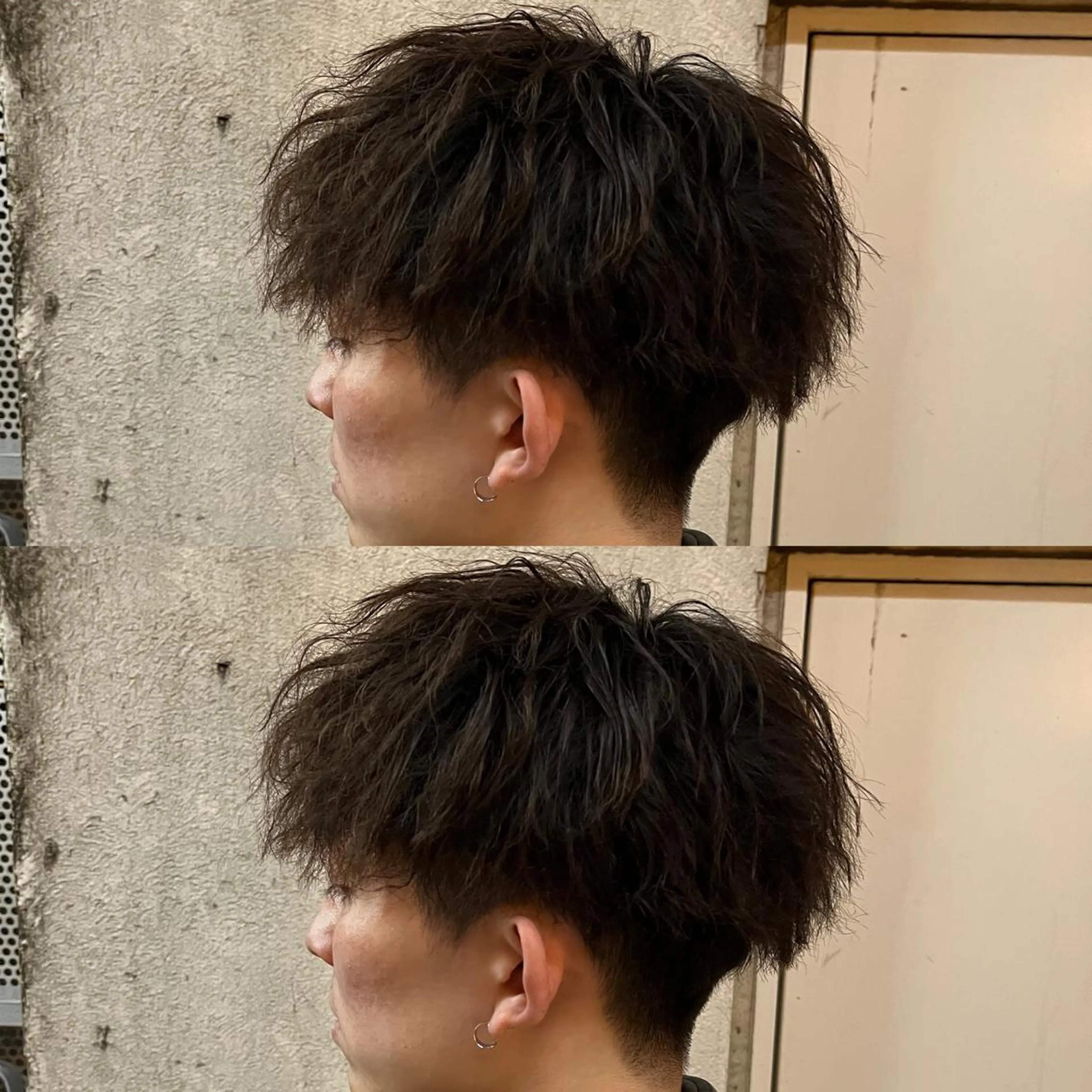 ショート パーマ メンズ カット パーマ トリートメント ヘアセット 🏆メンズヘア特化 🥇代表りんぺーのヘアスタイル