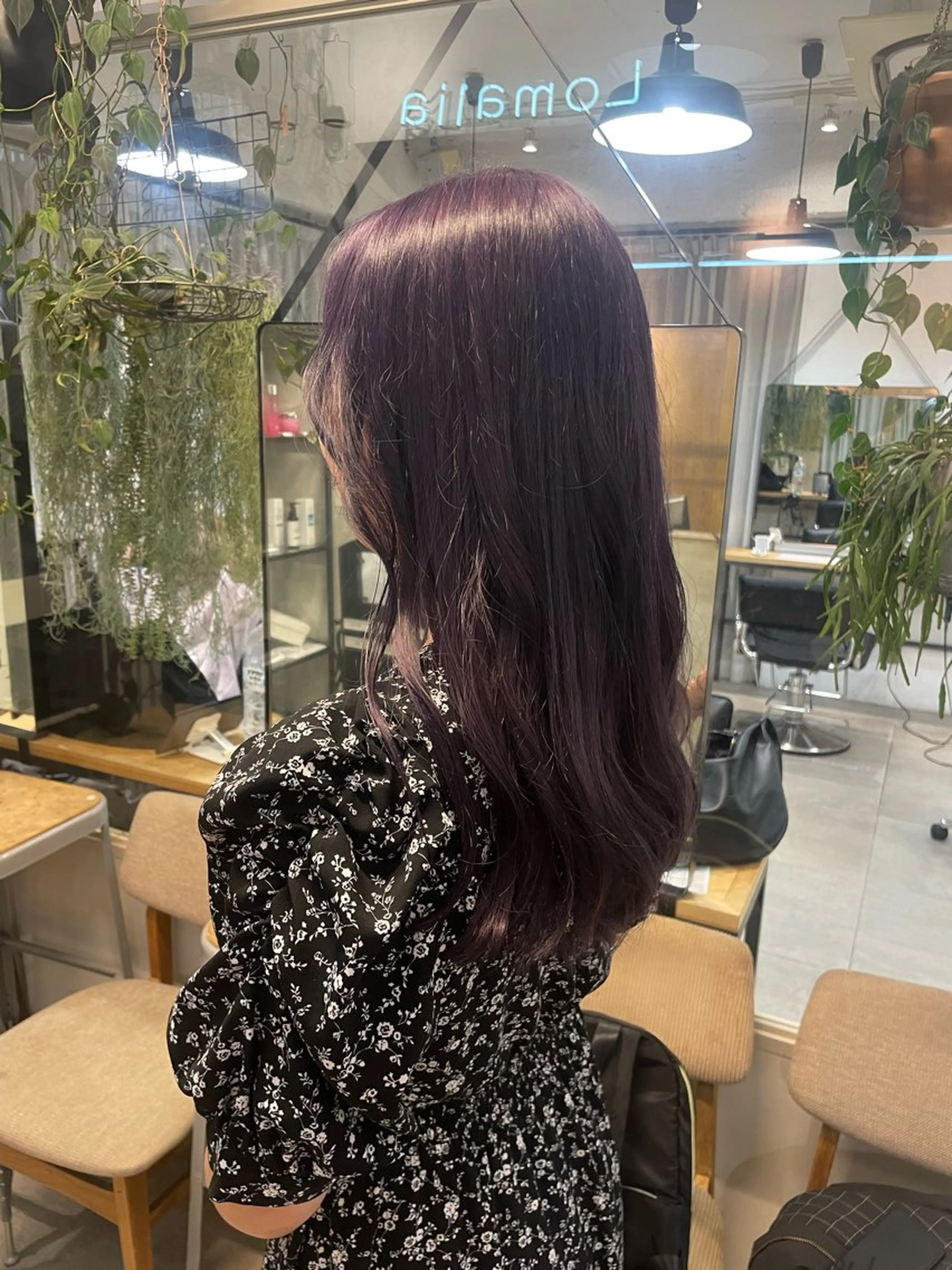 ロング カラー ダブルカラー ラベンダーカラー ヘアカラー 赤み消し×透明感 /🌙suwa🌙のヘアスタイル