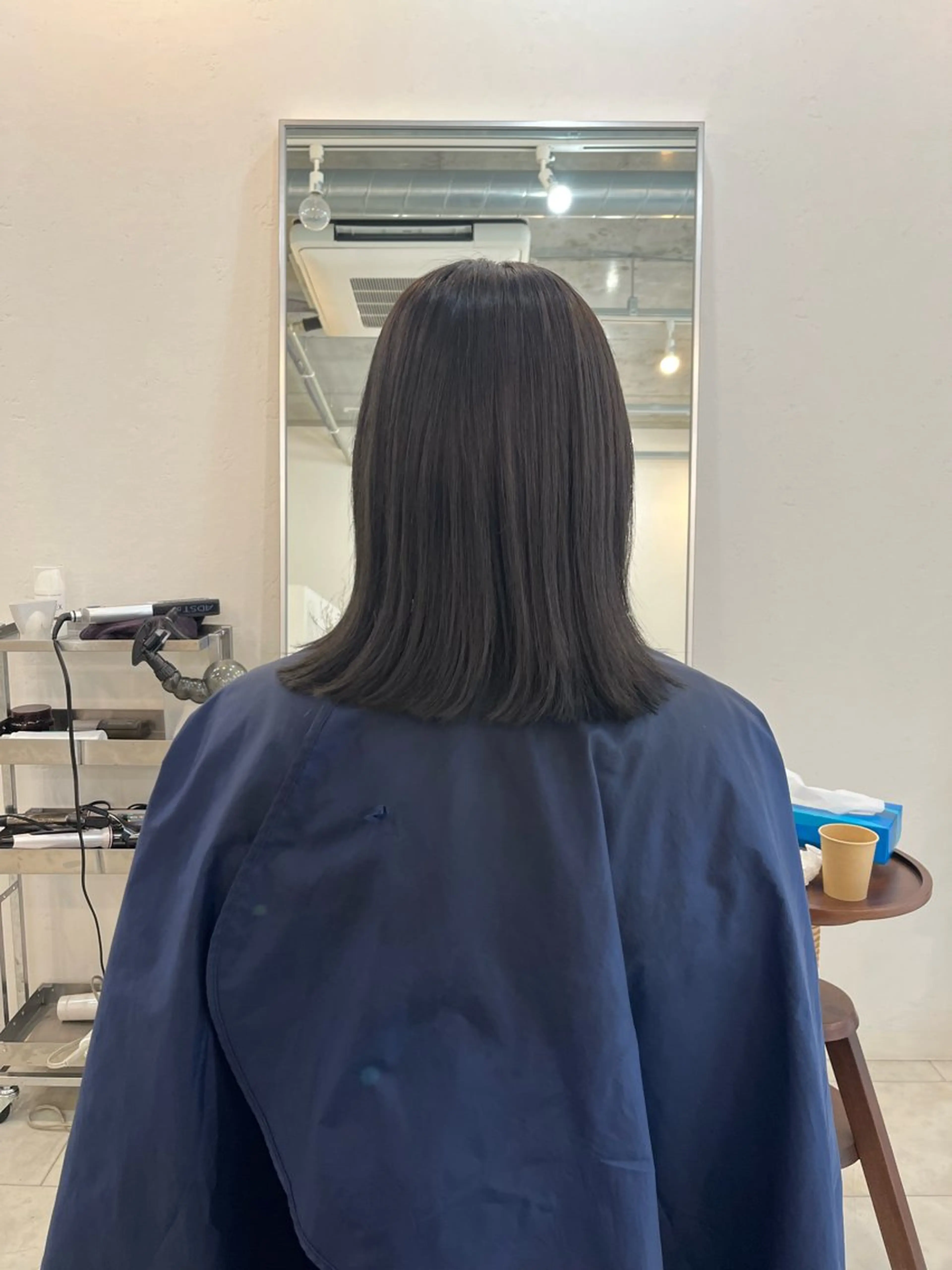 ミディアム カラー eri kinjoのヘアスタイル