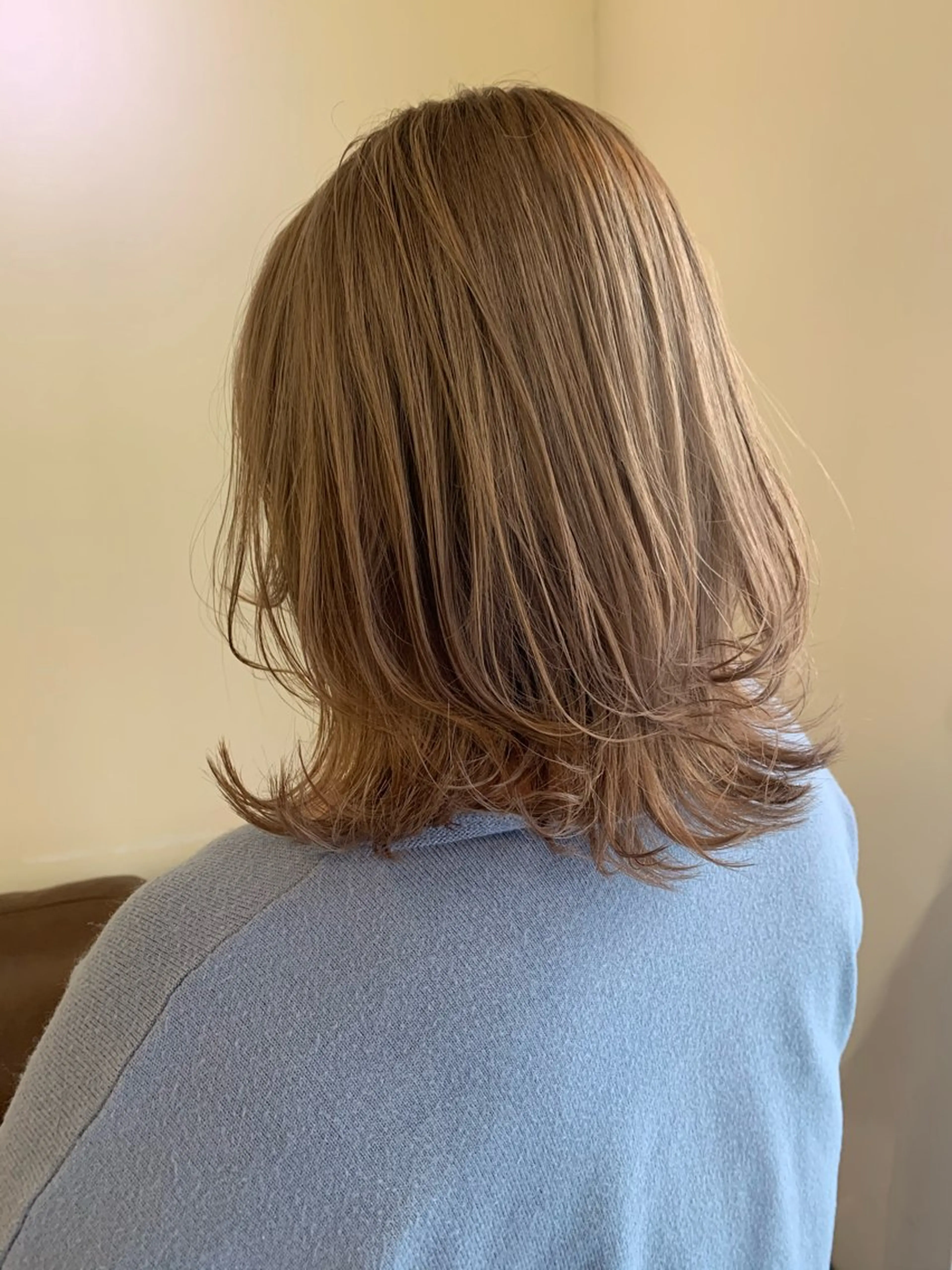 ミディアム カラー ブラウンカラー メンズパーマ✨️村越 雄斗のヘアスタイル