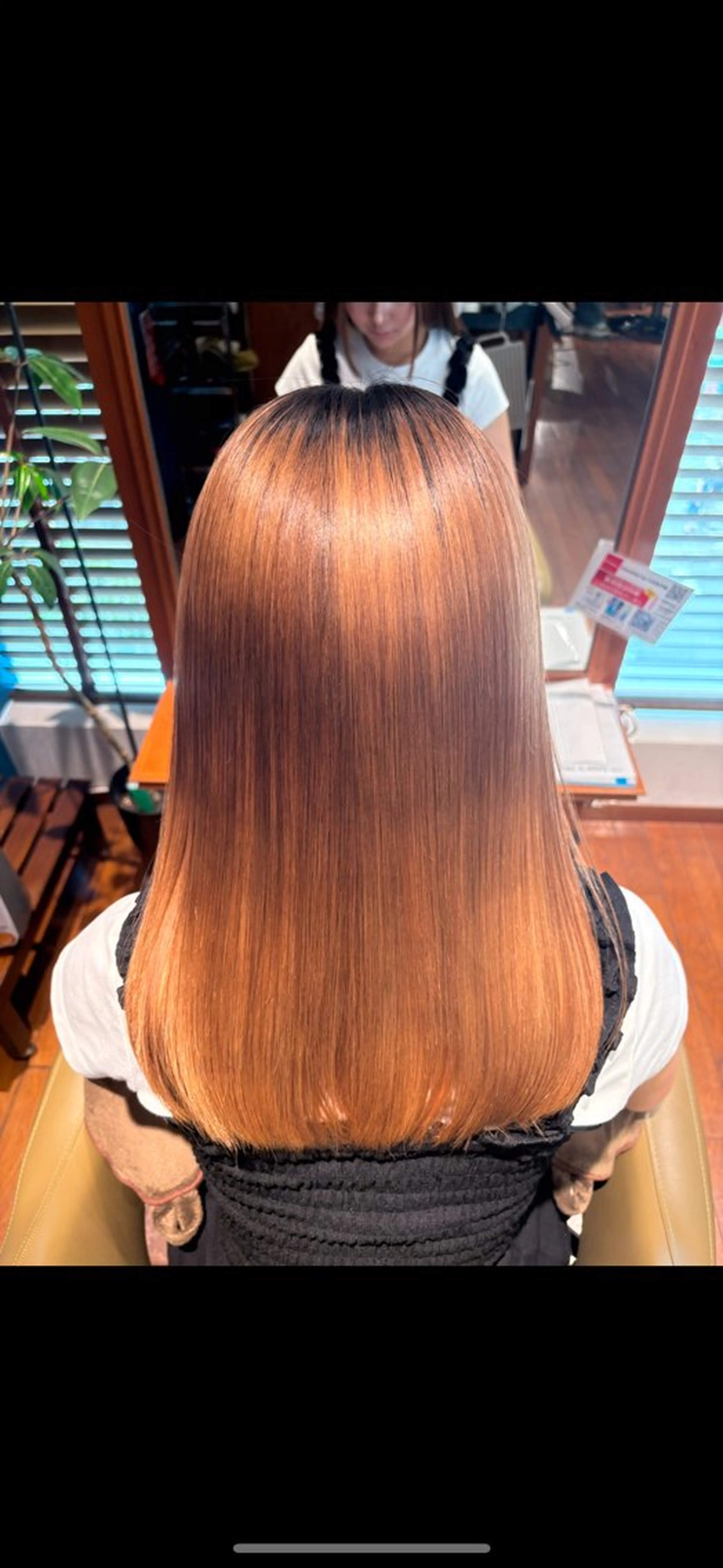 セミロング トリートメント 山本 元音のヘアスタイル