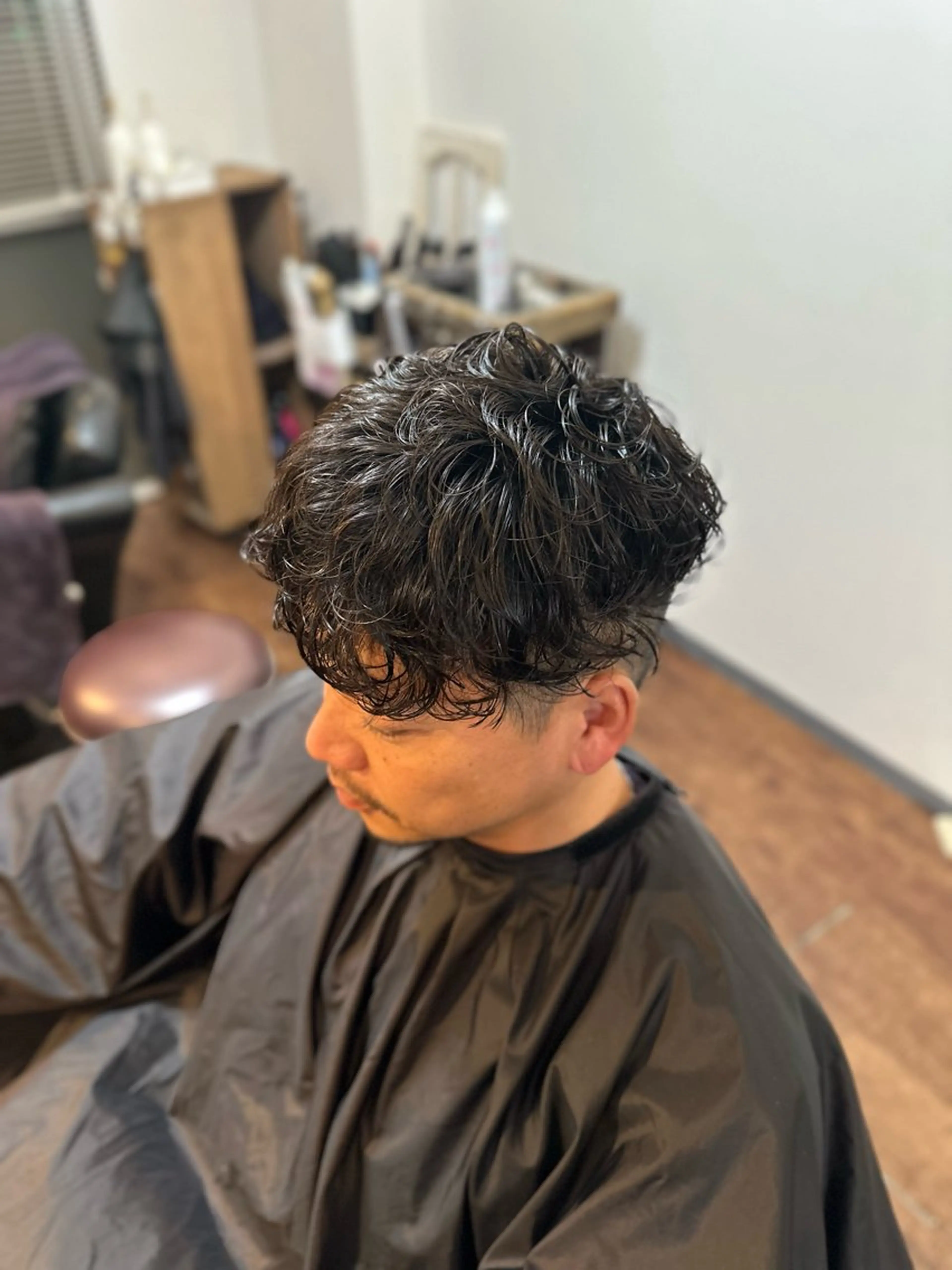 ショート パーマ メンズ メンズパーマ カット パーマ トリートメント Lizir  ルズィール所属・Luzir⭐︎ GEN⭐︎のヘアスタイル