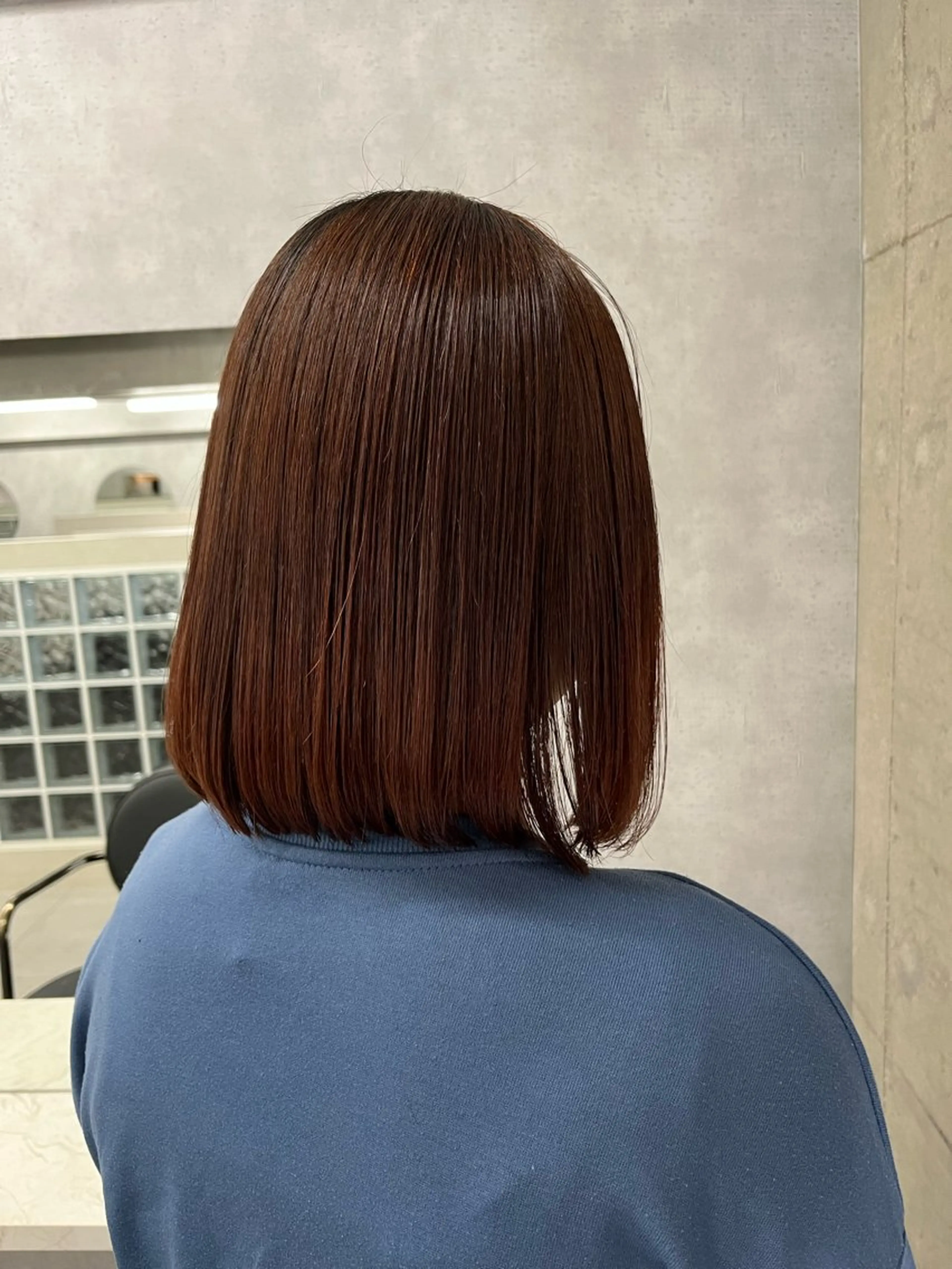 ミディアム パーマ ストレートパーマ anon Loemのヘアスタイル