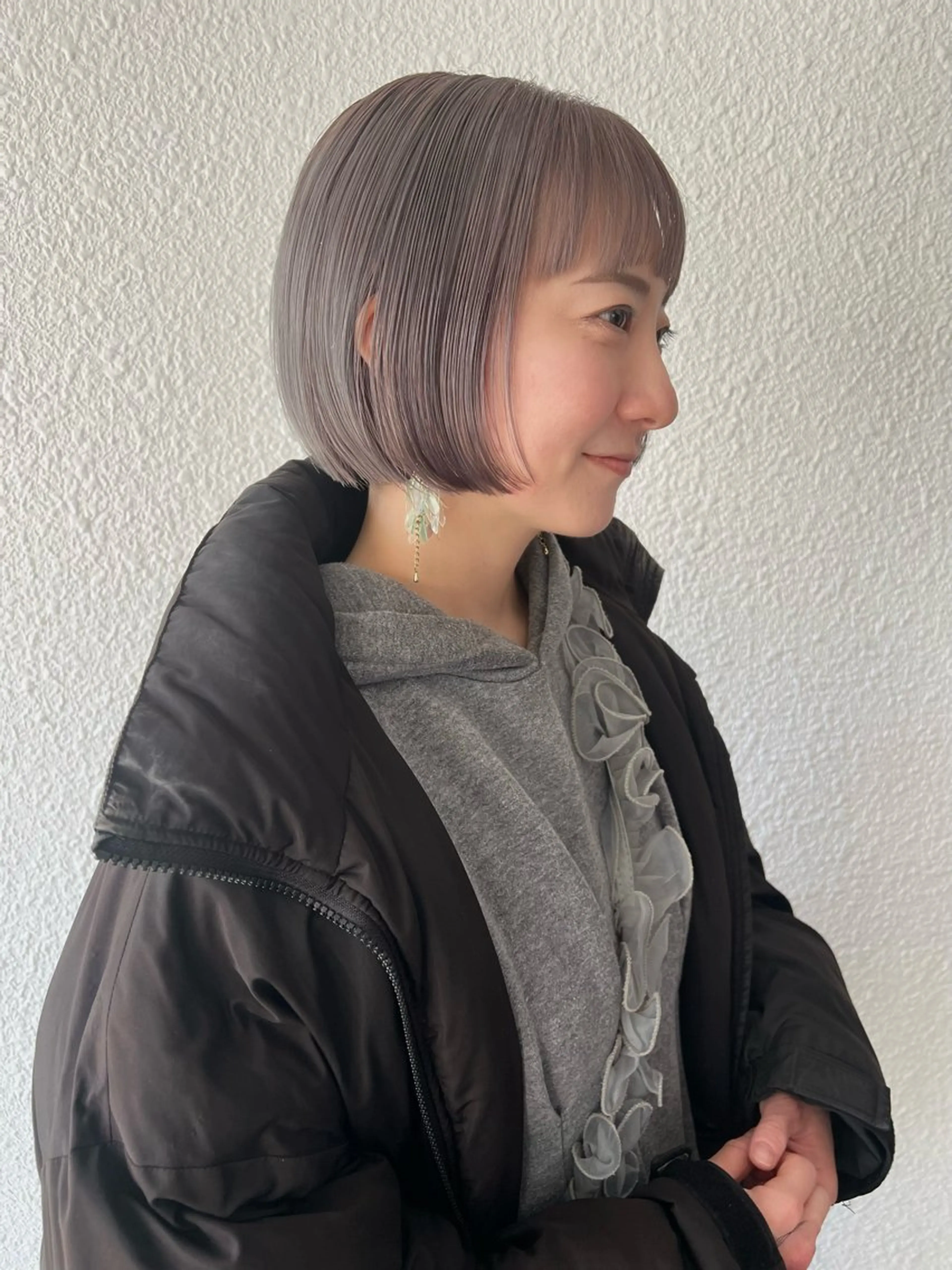 ショート カラー ヘアカラー トリートメント haruka /透明感カラーのヘアスタイル