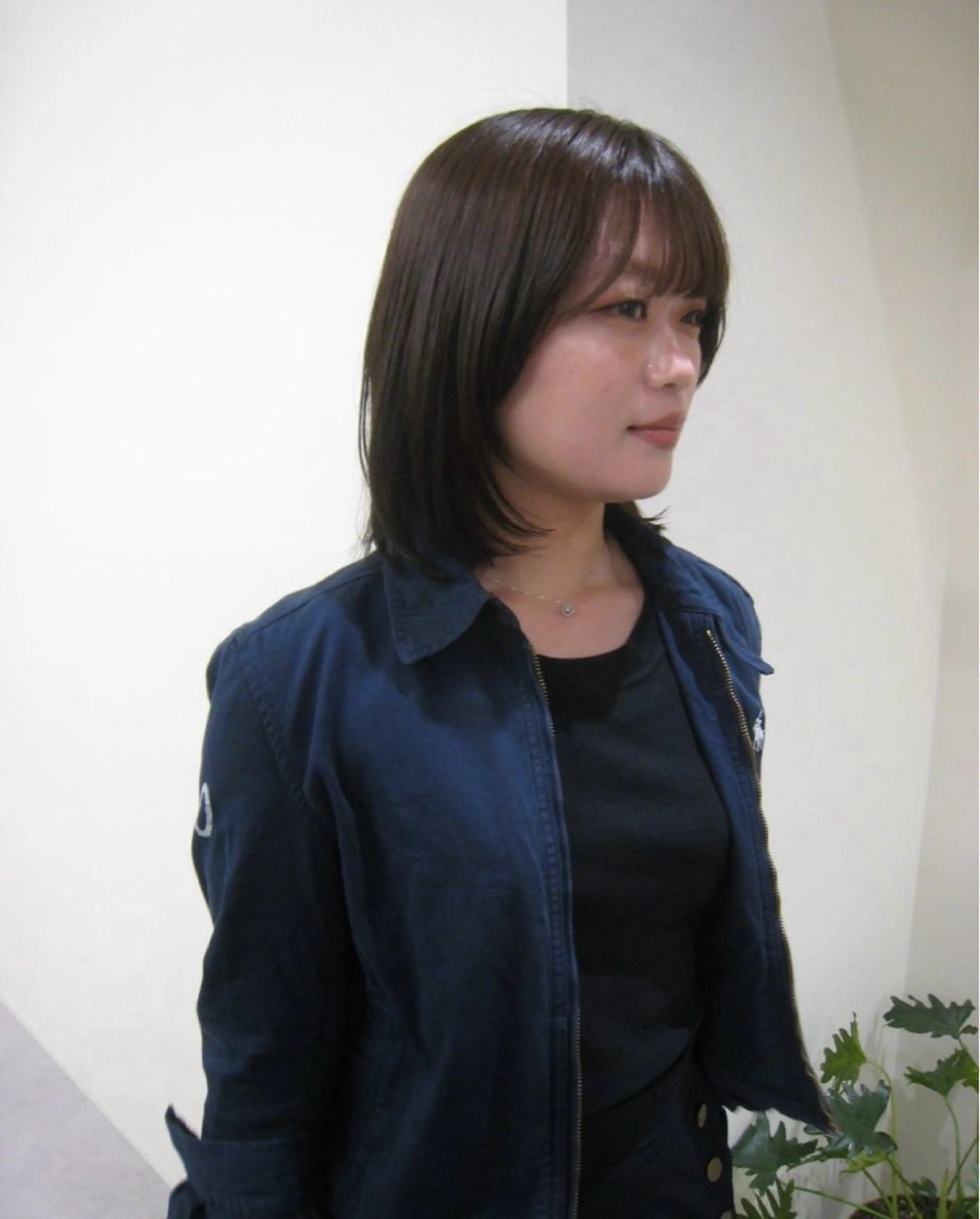 ミディアム カット ヘアカラー トリートメント natsuki /HUIのヘアスタイル