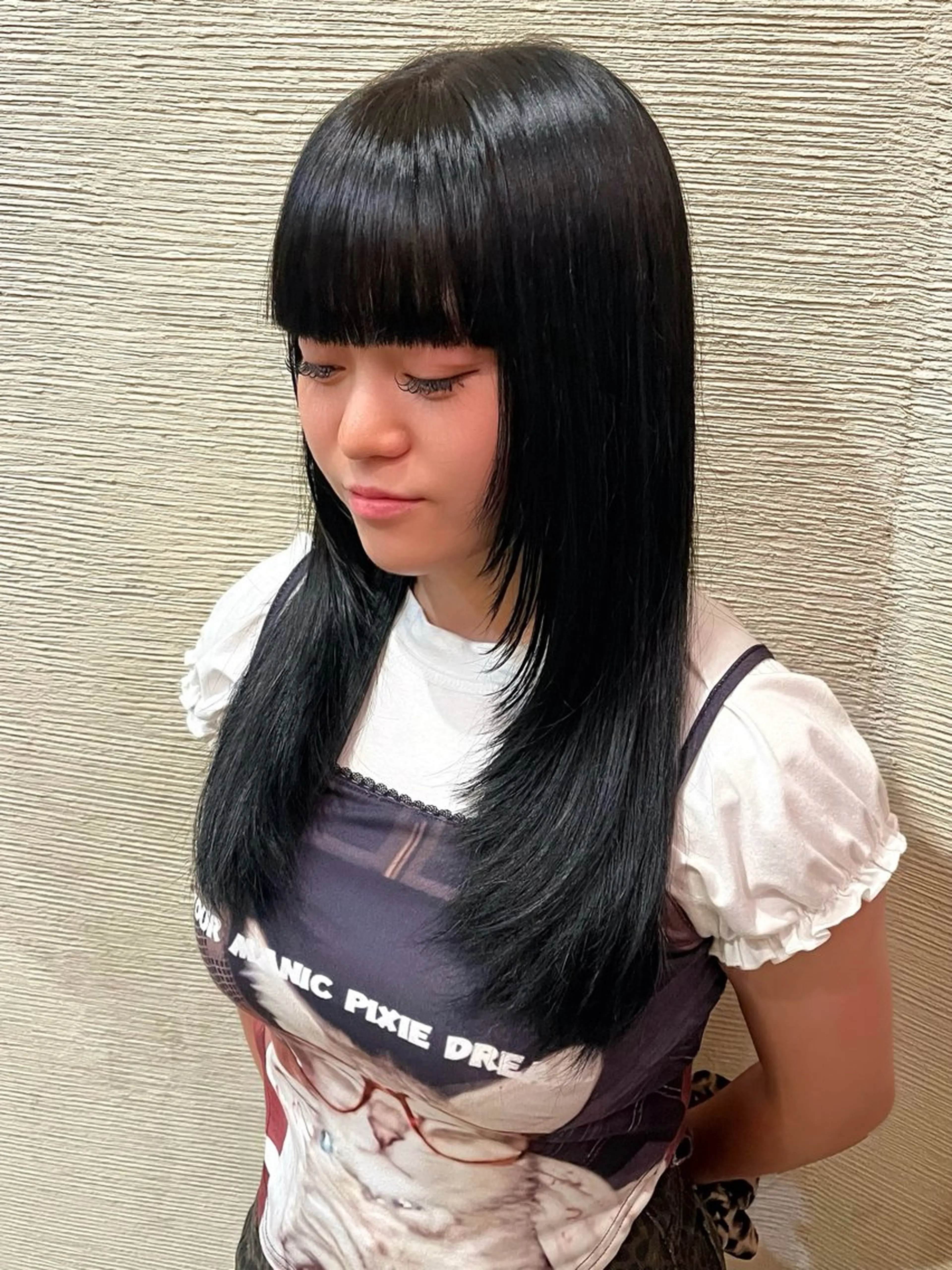 セミロング カット 透明感カラー/ レイヤー/箕浦 稜真のヘアスタイル