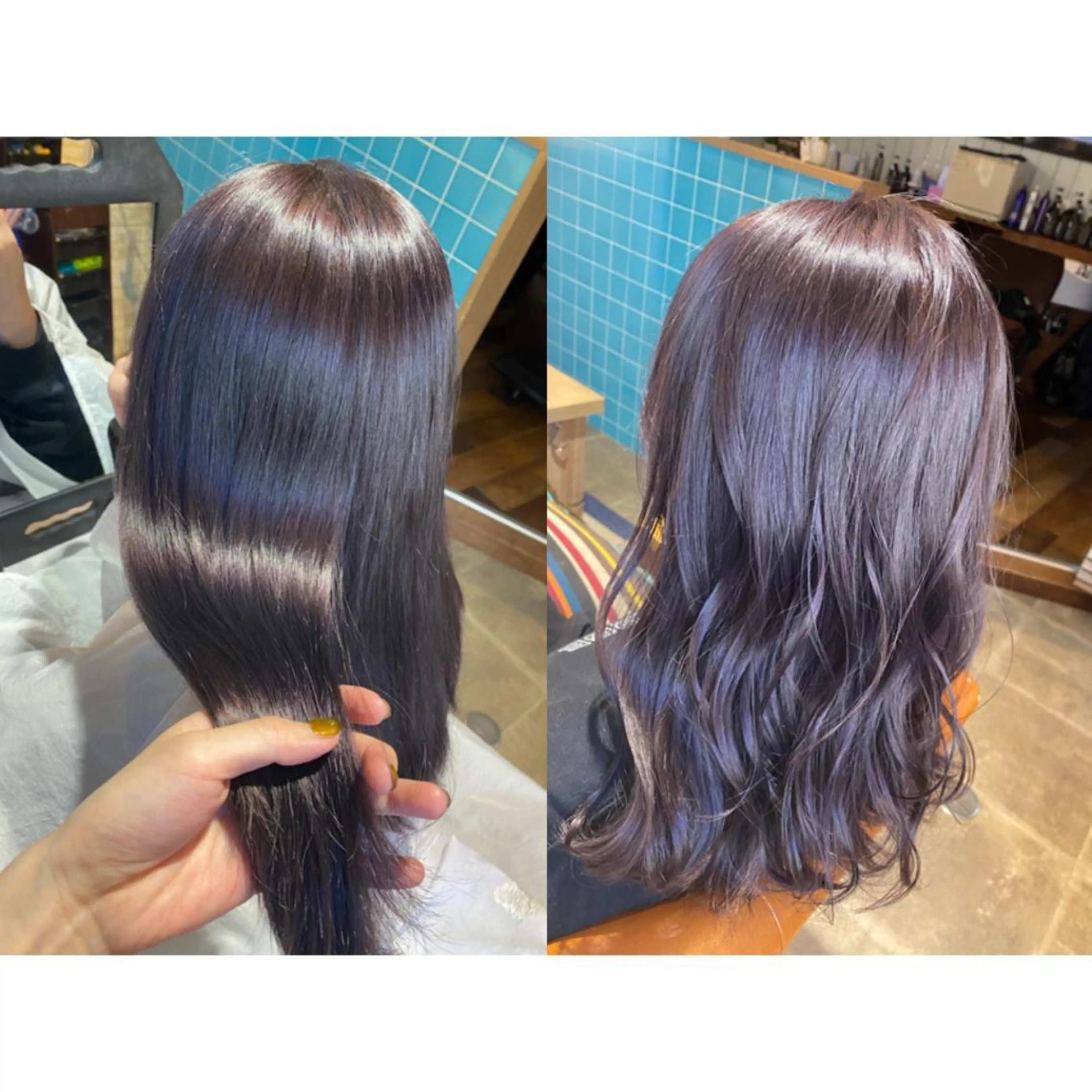 カラー ブリーチ ケアブリーチ 透明感カラー イルミナカラー カット トリートメント 🐻結んで可愛い hair EMI🐻のヘアスタイル