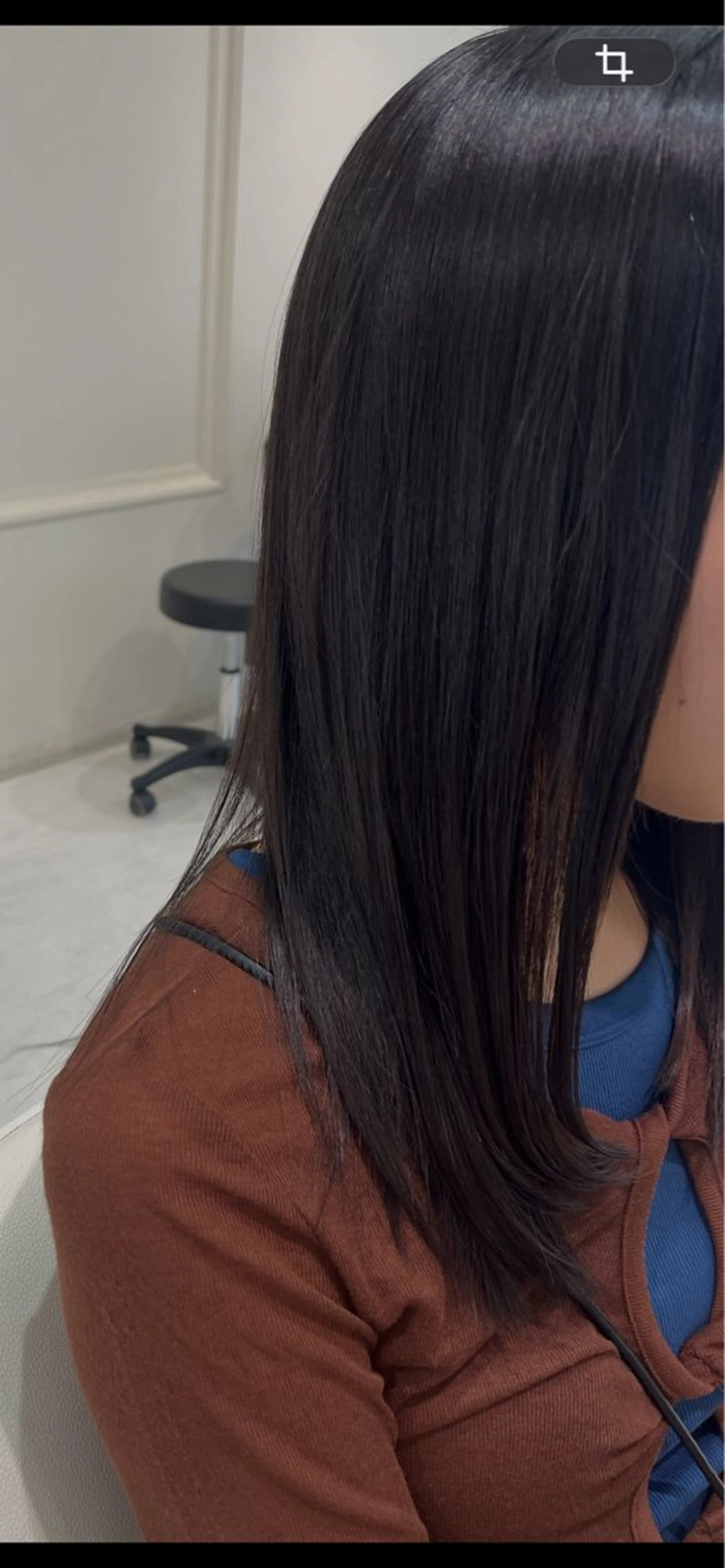 ロング レイヤーカット 縮毛矯正 山内 優奈のヘアスタイル