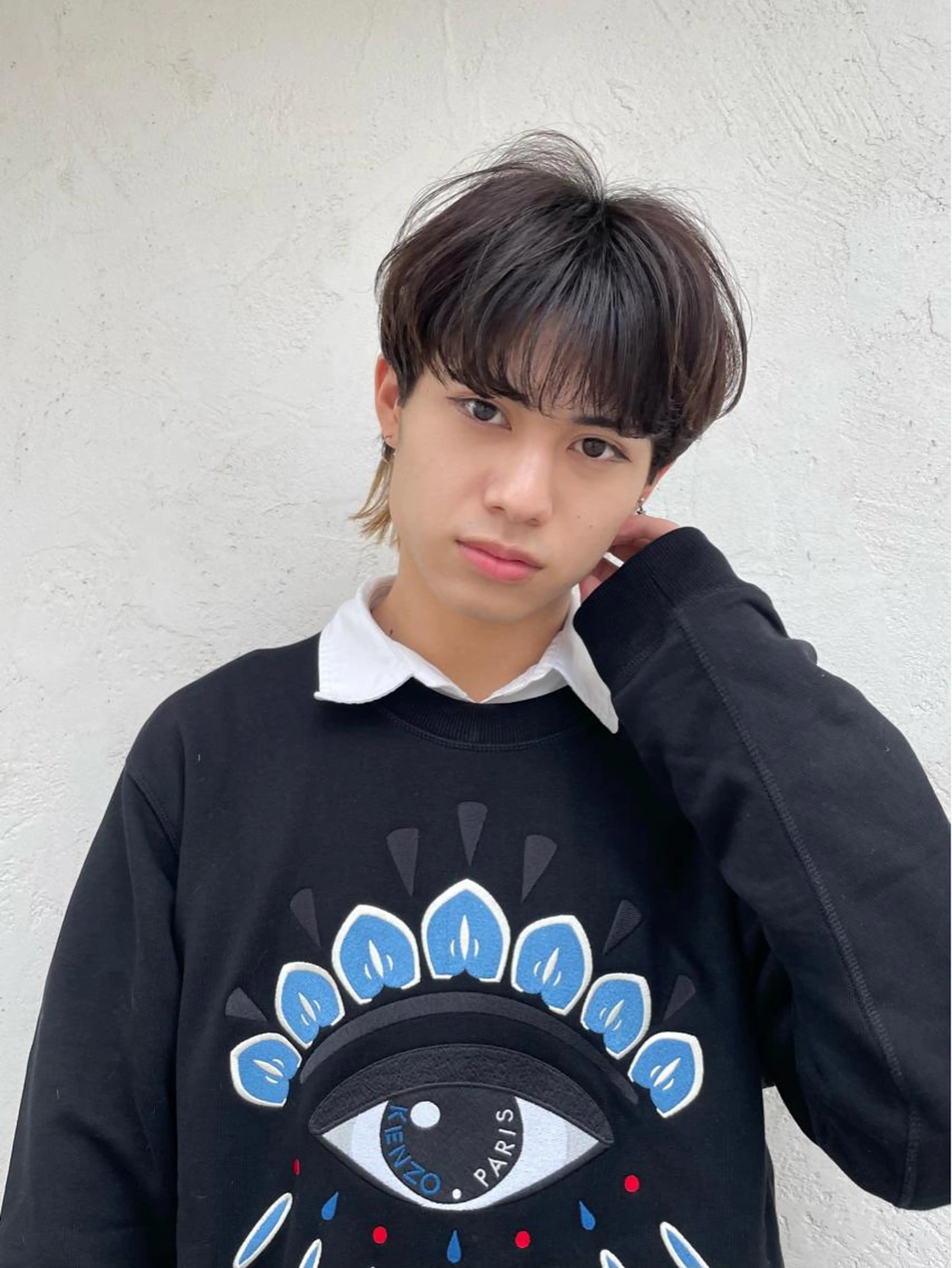 👦🏼メンズもお任せ🎧《メンズカット➕カラー》/センターパート/マッシュ/グレージュ/アッシュ/シルバーの写真