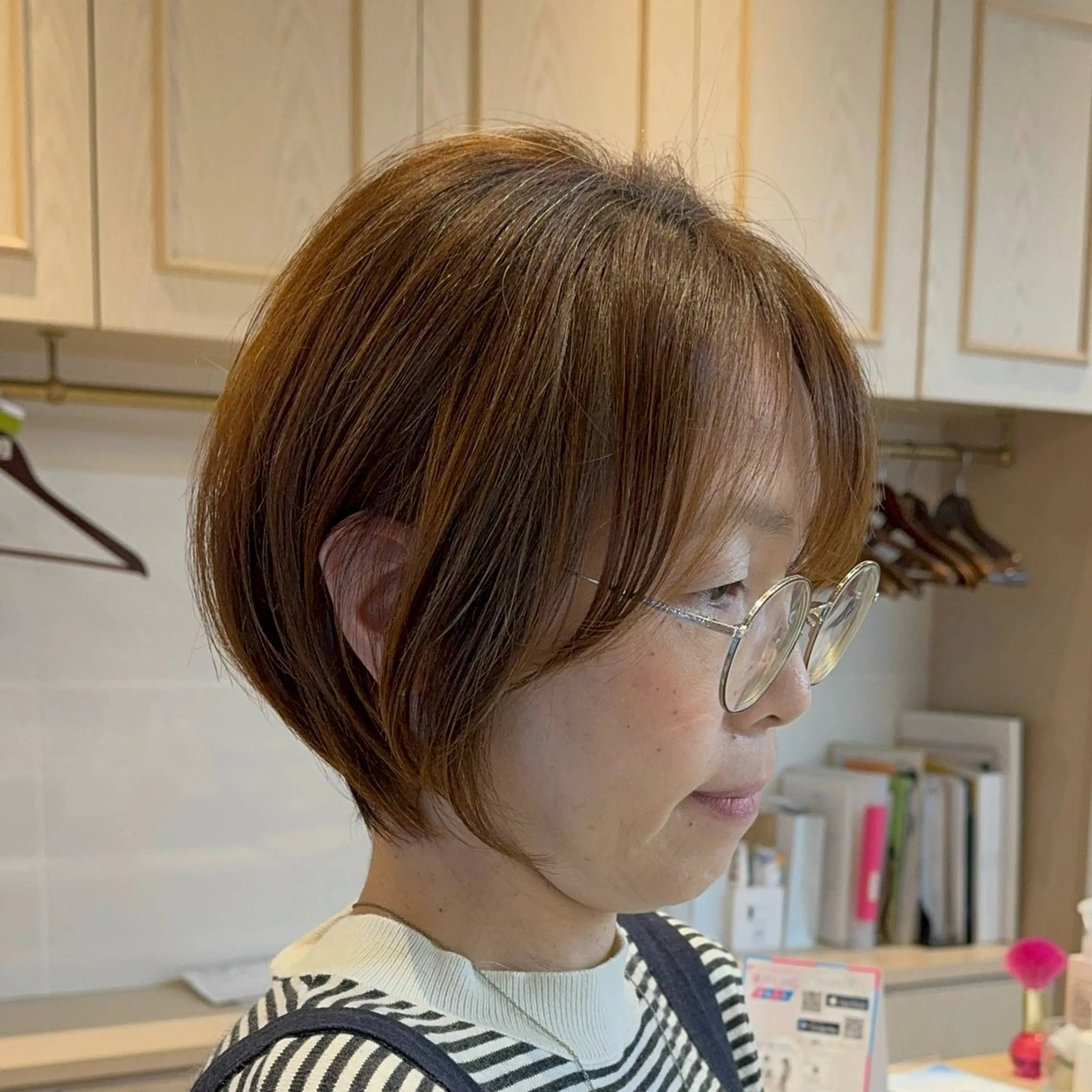 ショート ショート/ボブ パーマ/中原のヘアスタイル