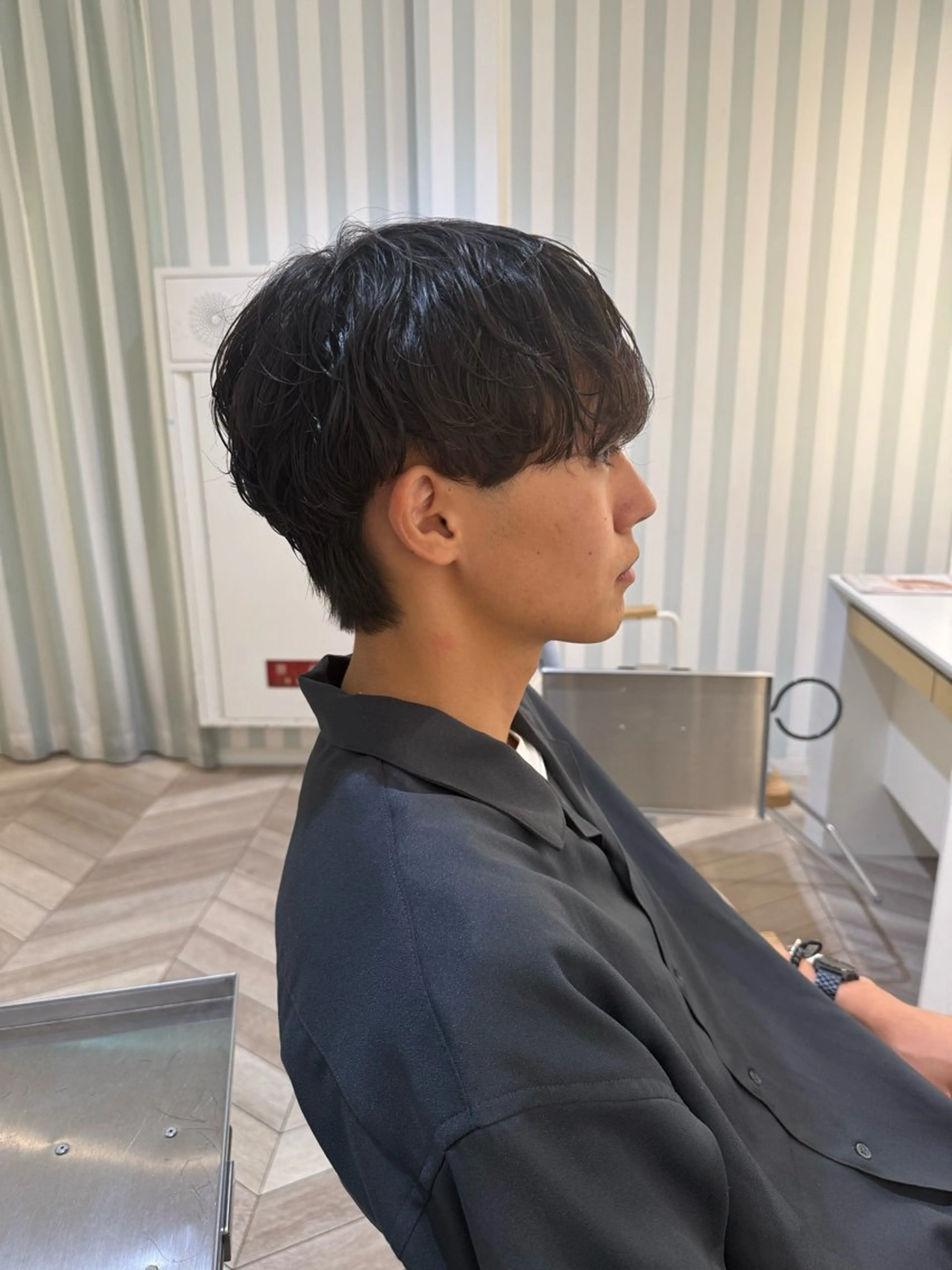 パーマ メンズ カット パーマ レイヤーカット/ 艶カラー🌙Rinoのヘアスタイル