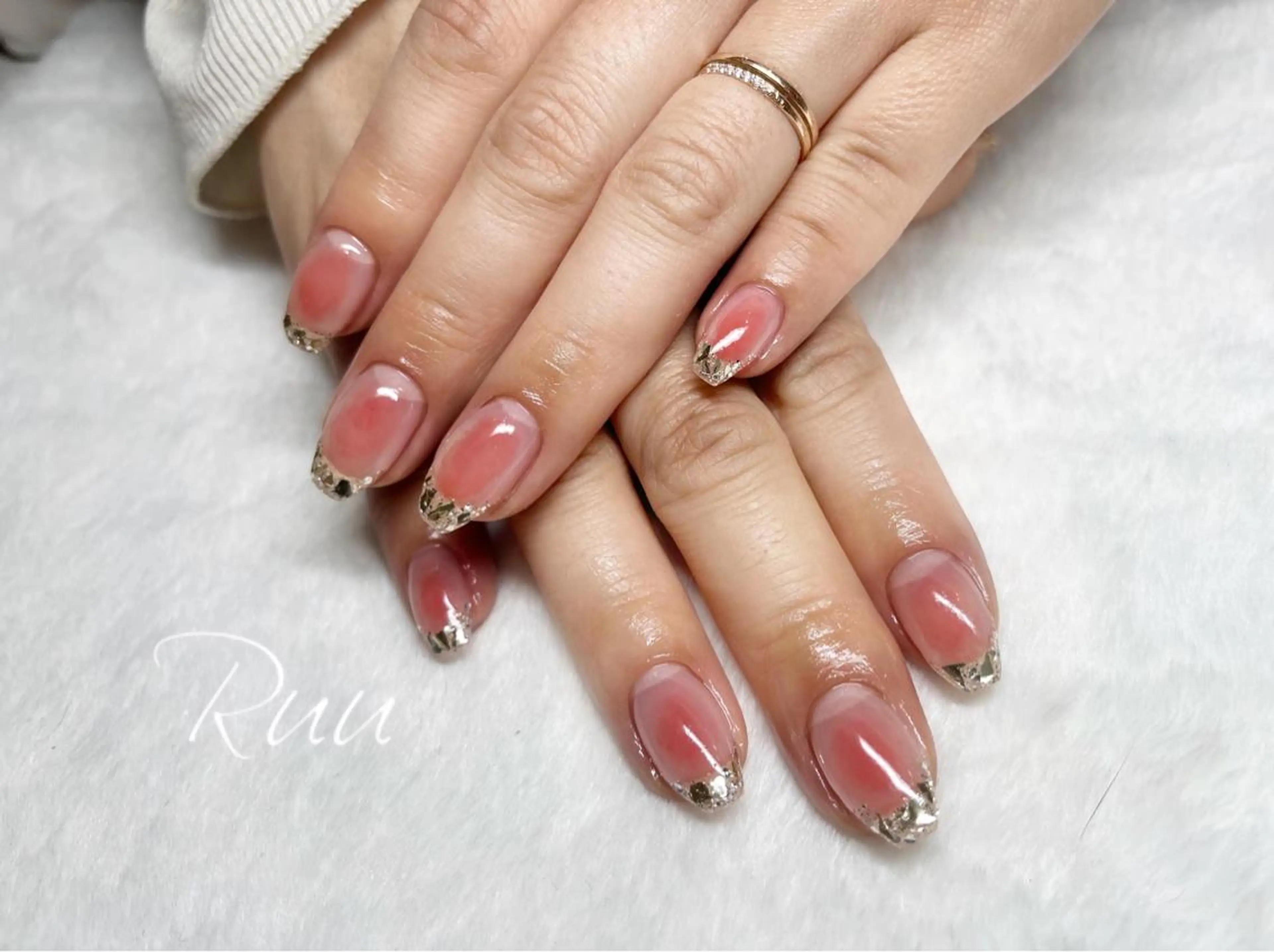 ネイル アートネイル フットネイル フレンチネイル キラキラネイル 韓国ネイル Nail salon Ruuのネイルデザイン