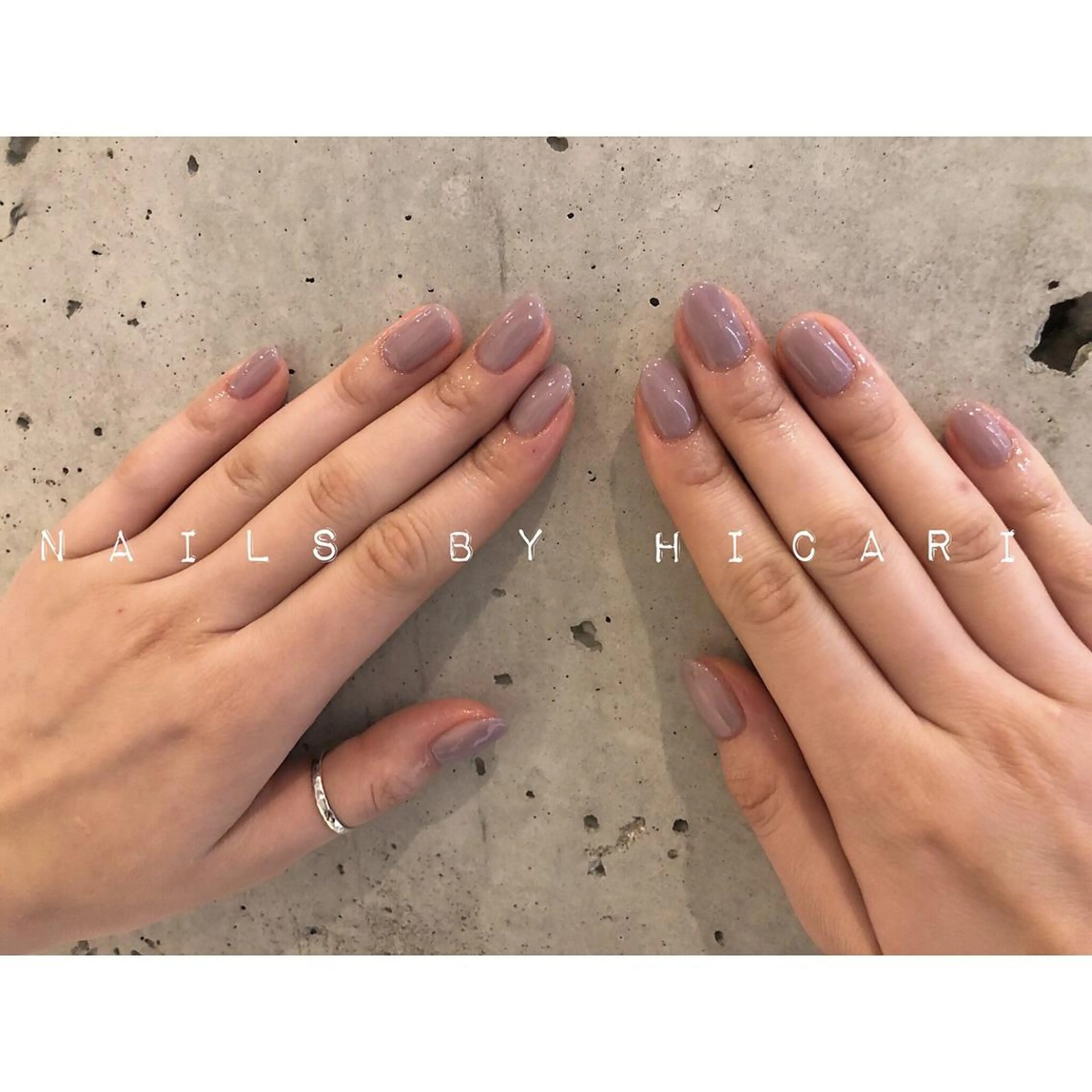 ショート カラー ネイル マツエク・マツパ illum hicariのネイルデザイン