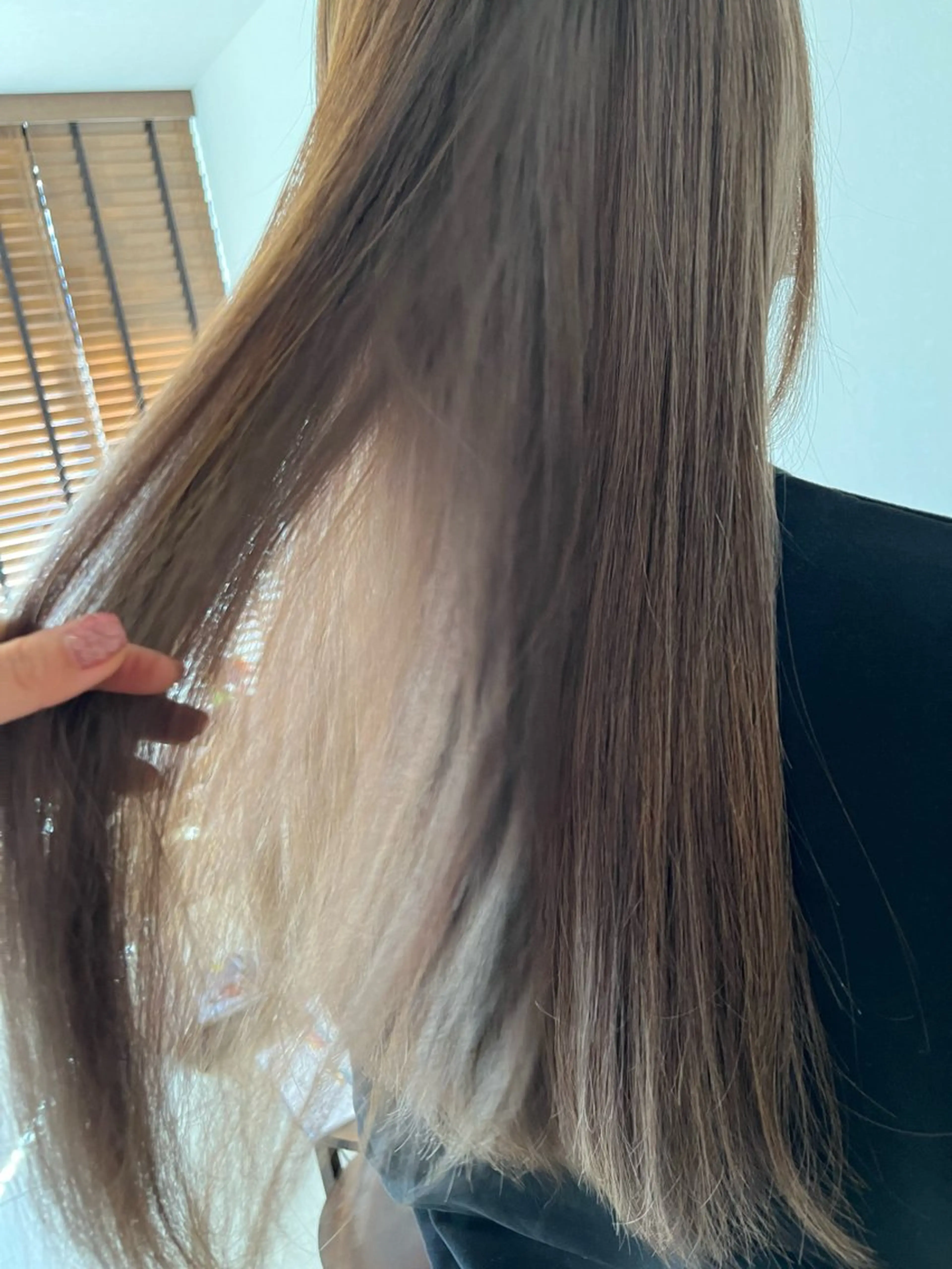 ロング カラー 柔らかい艶暖色 レイヤー🫧姫汝のヘアスタイル