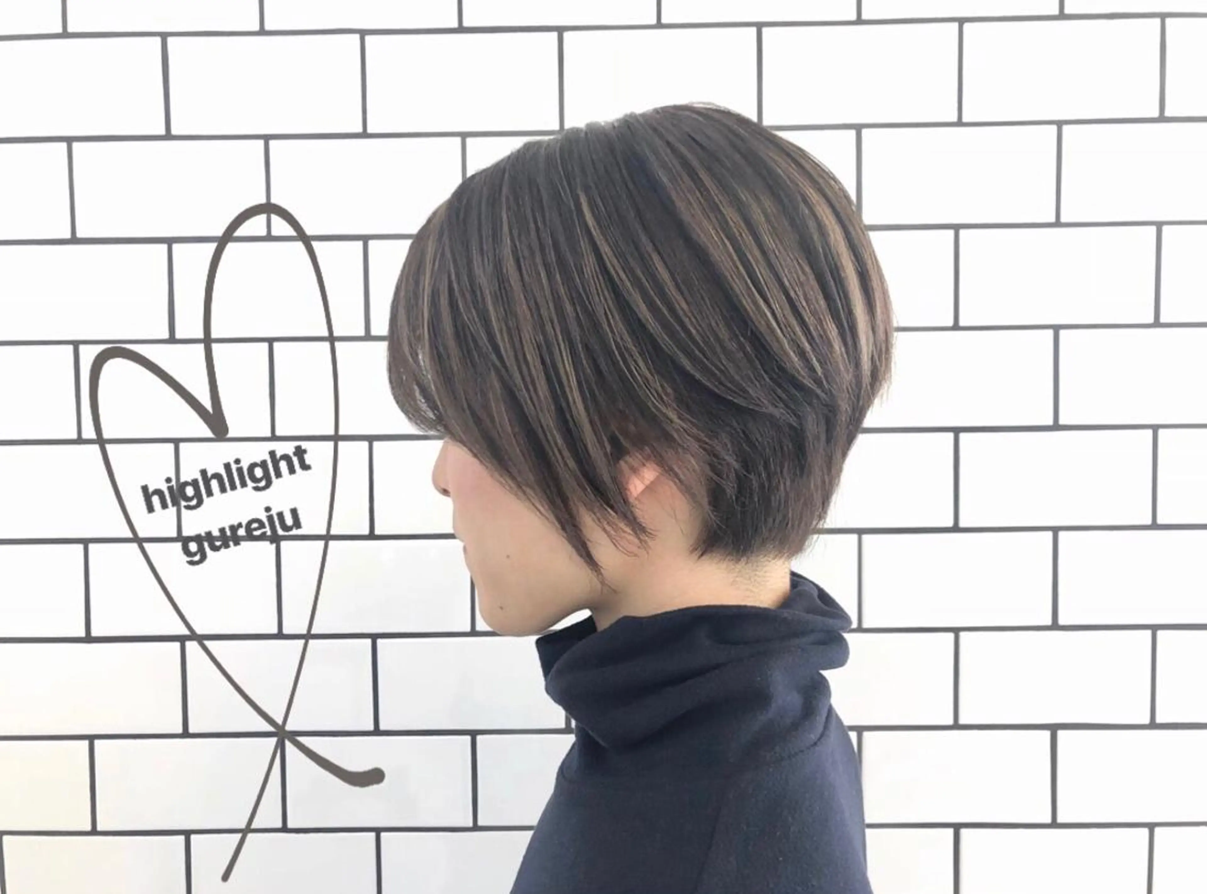 ショート カラー お洒落パーマ/ 艶カラー/michiのヘアスタイル