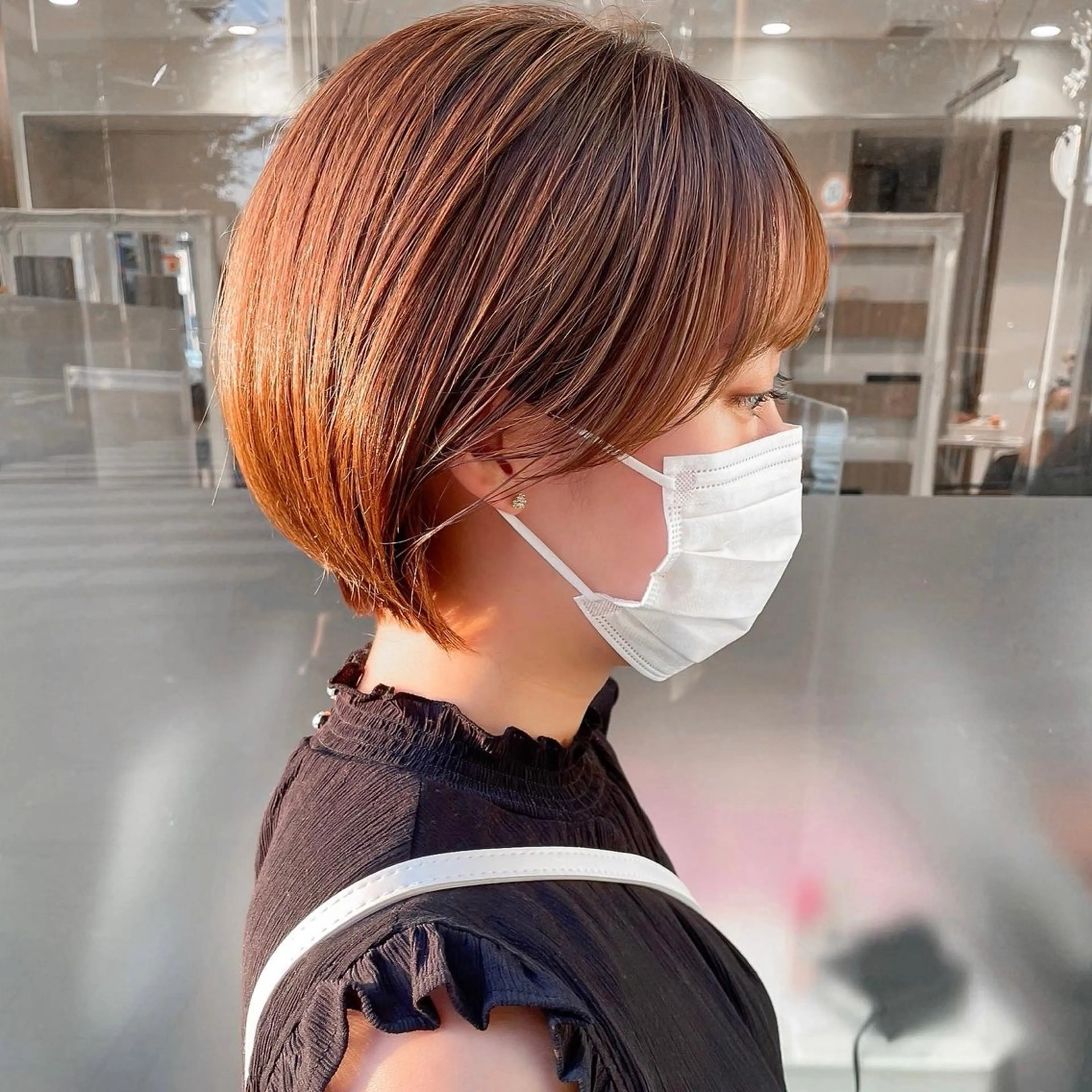 ショート 三鷹で1番ショート ボブをカットする新谷のヘアスタイル