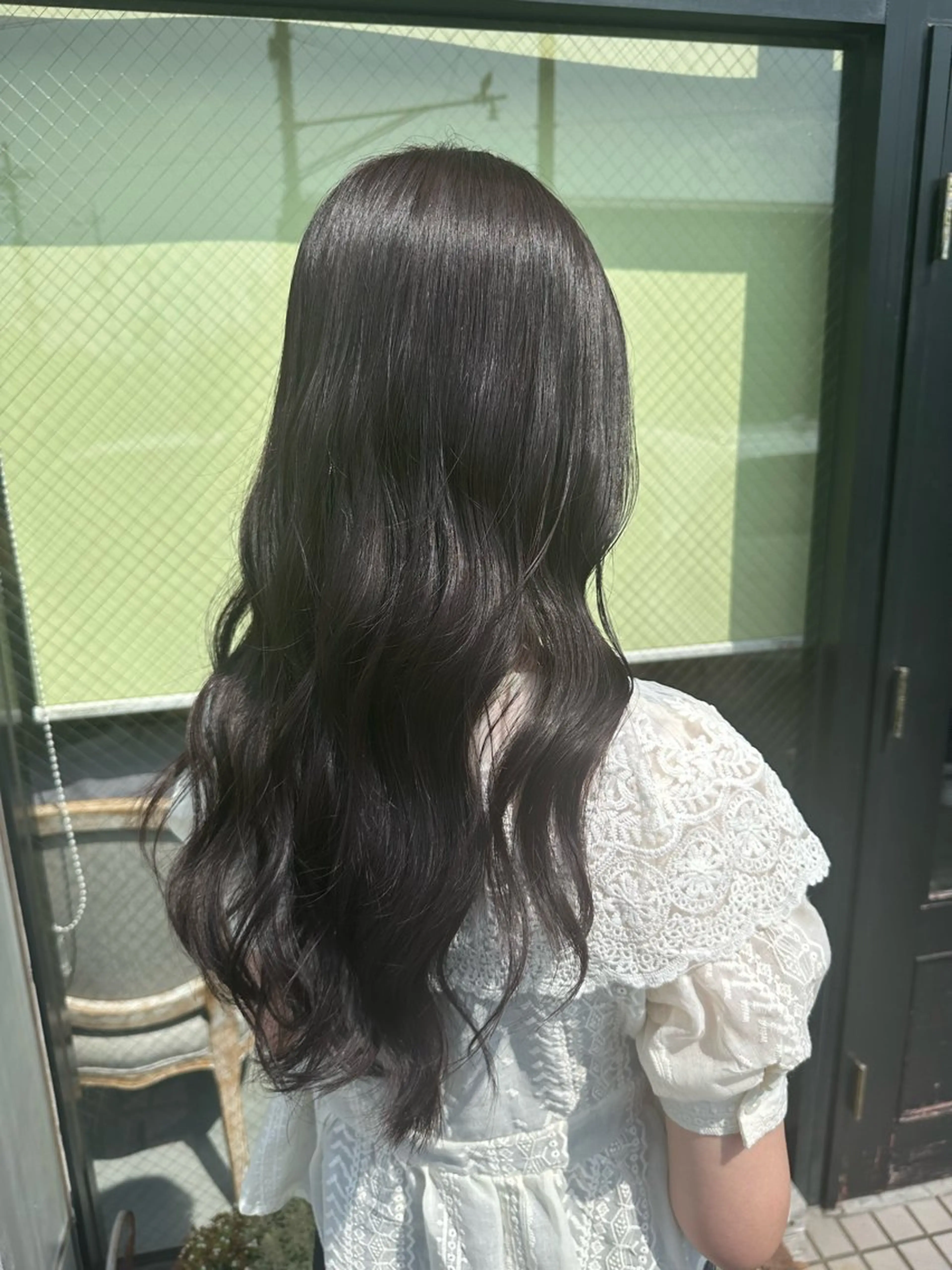 ロング ヘアカラー 野上 麗のヘアスタイル