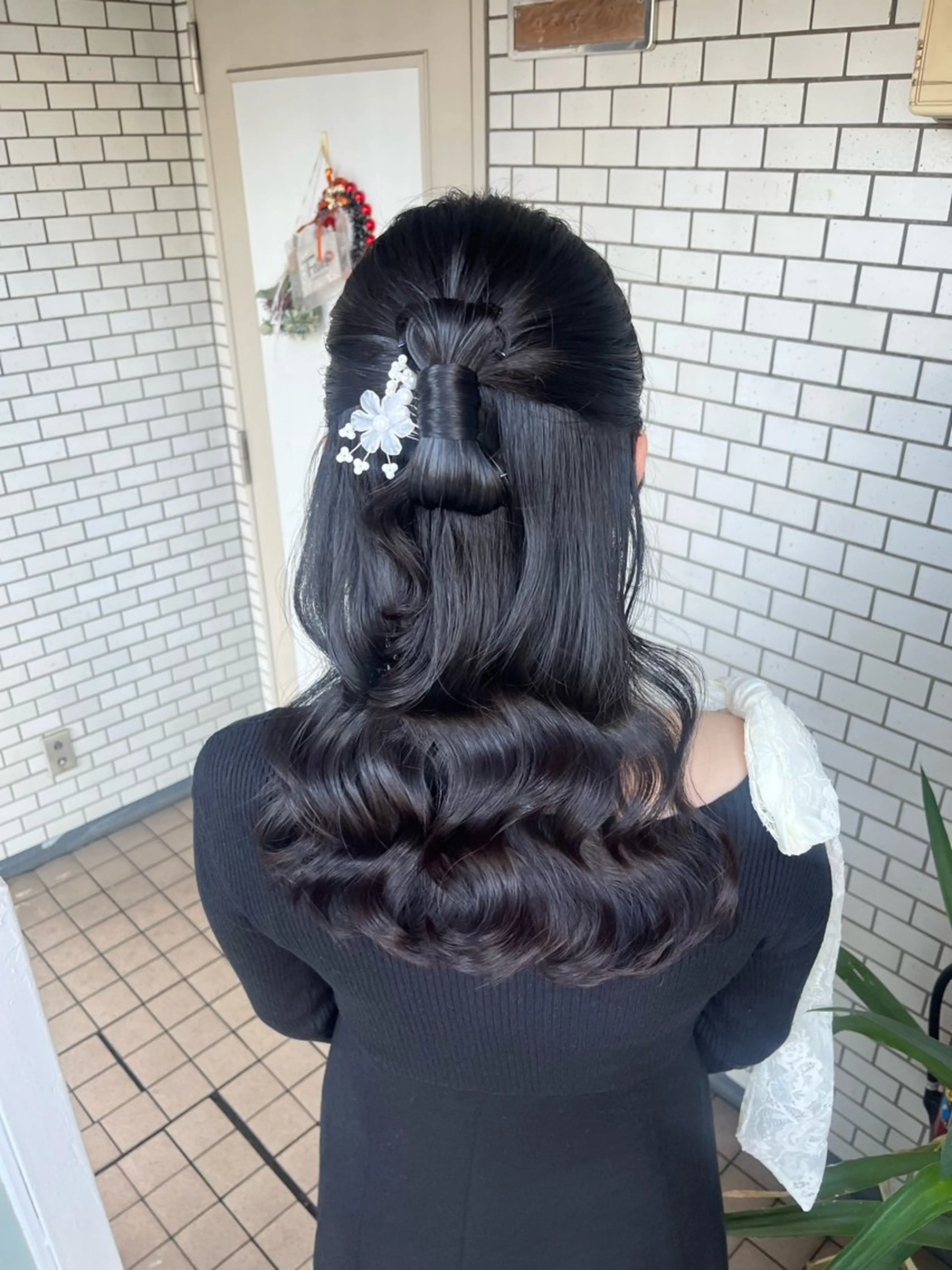 ロング ヘアアレンジ ヘアセット 参列♡デートゆるふわ ヘアメイク🎀みゆうのヘアスタイル