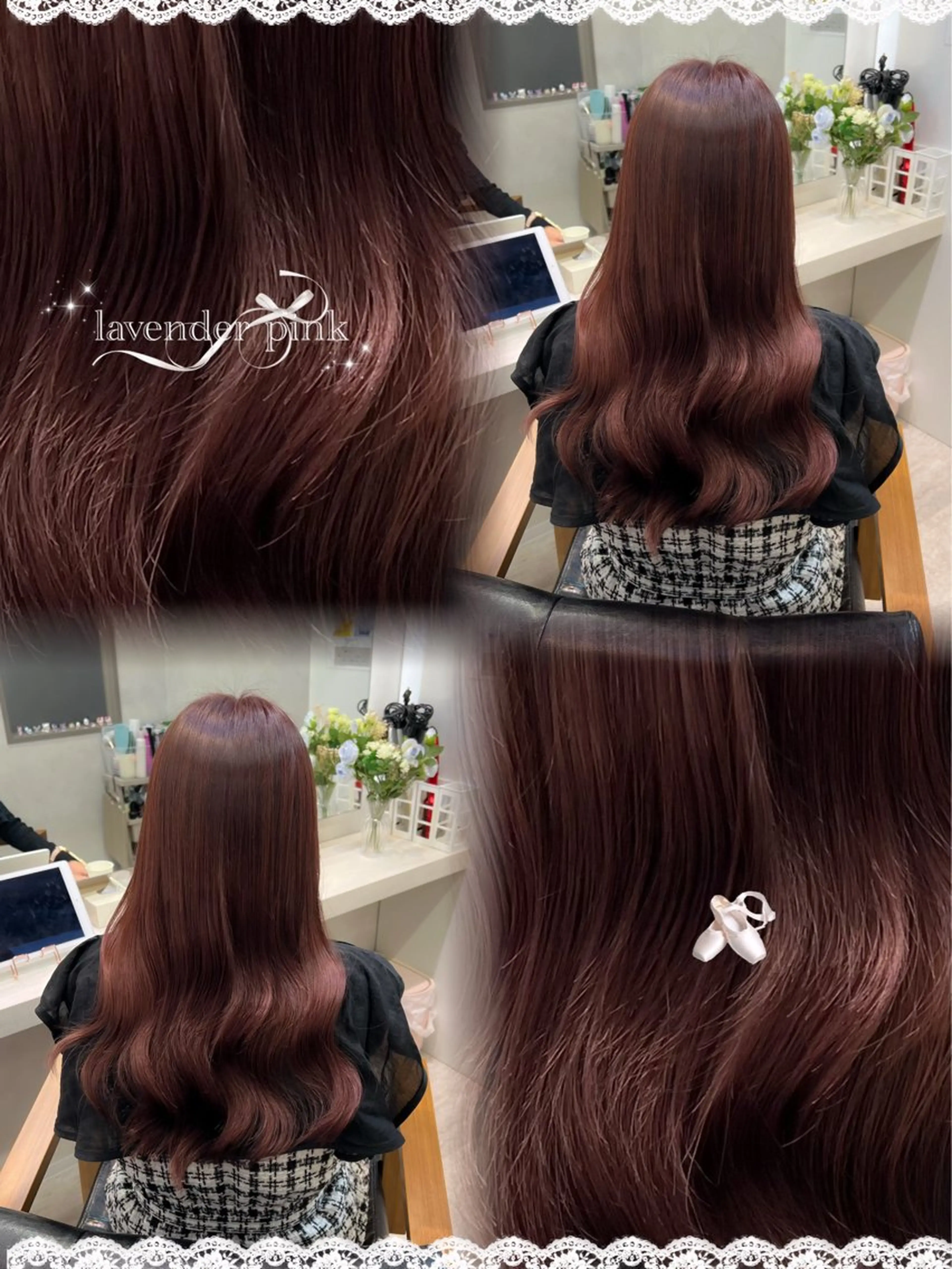 セミロング カラー 菅村 緋莉🎀ガーリーヘアのヘアスタイル