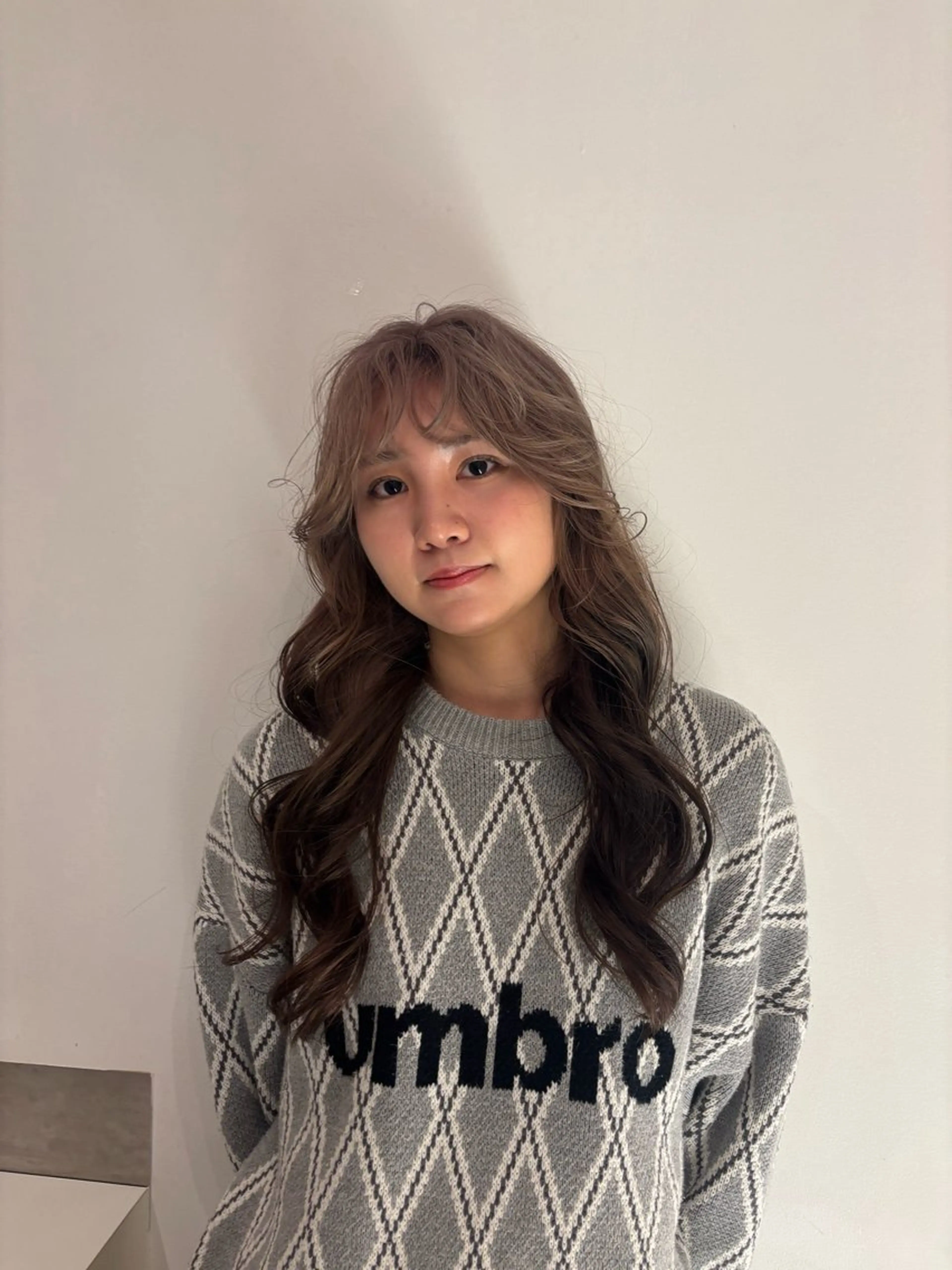 カラー ヘアカラー ひいろ パーマ/カットモデルのヘアスタイル