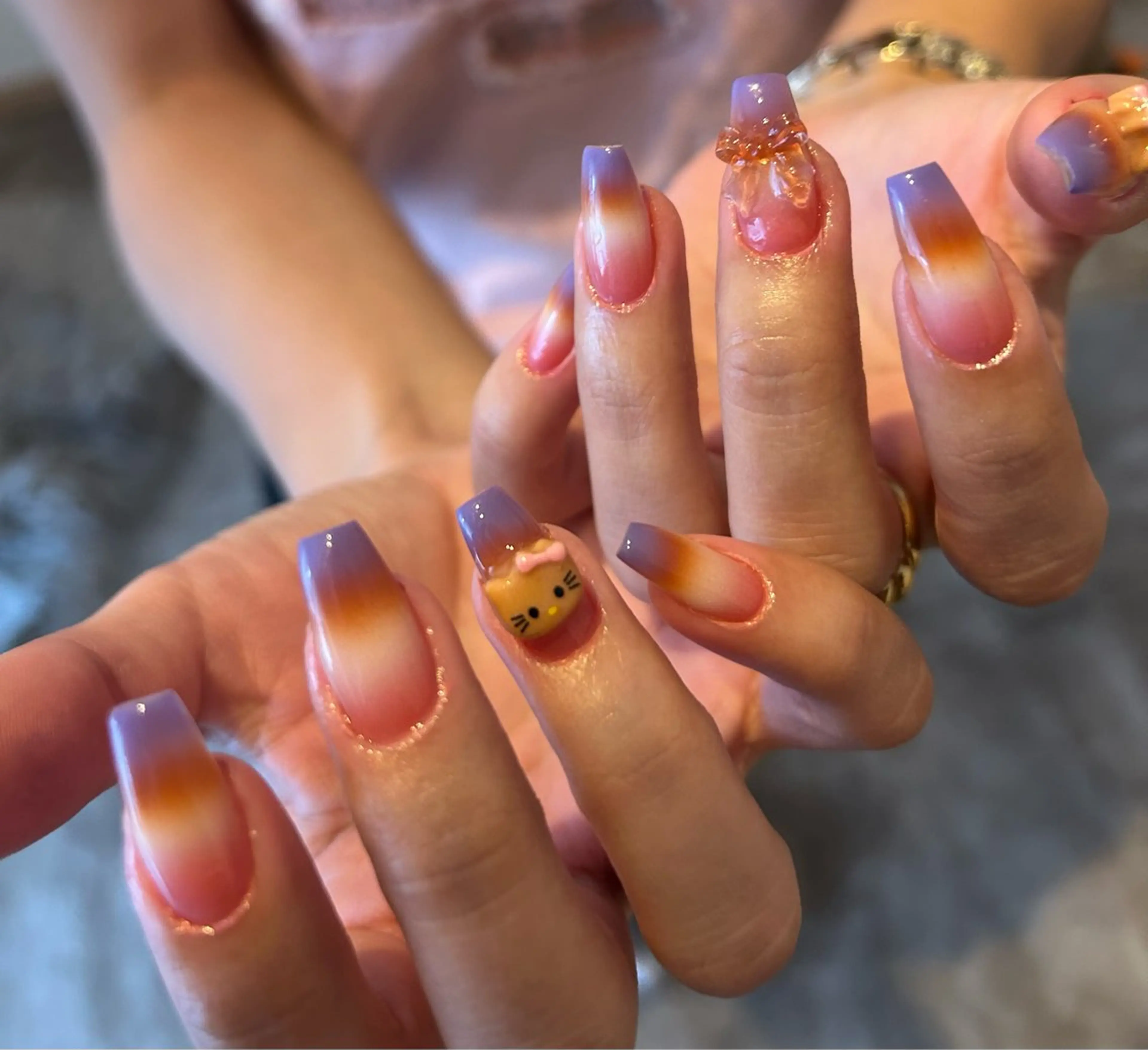 ネイル ハンドネイル フットネイル 三味 夏生のネイルデザイン