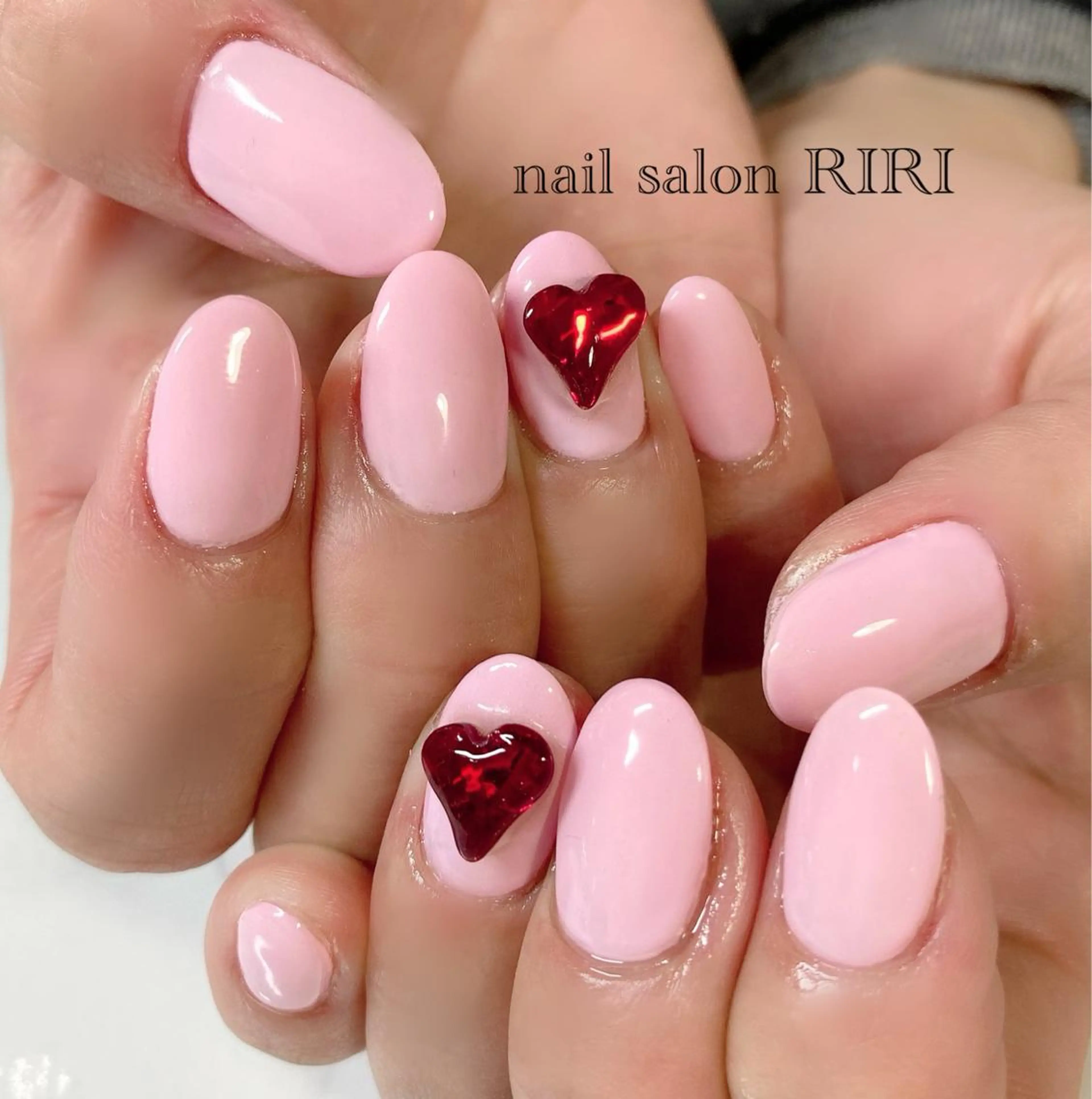 ネイル ハート RIRI リリのネイルデザイン
