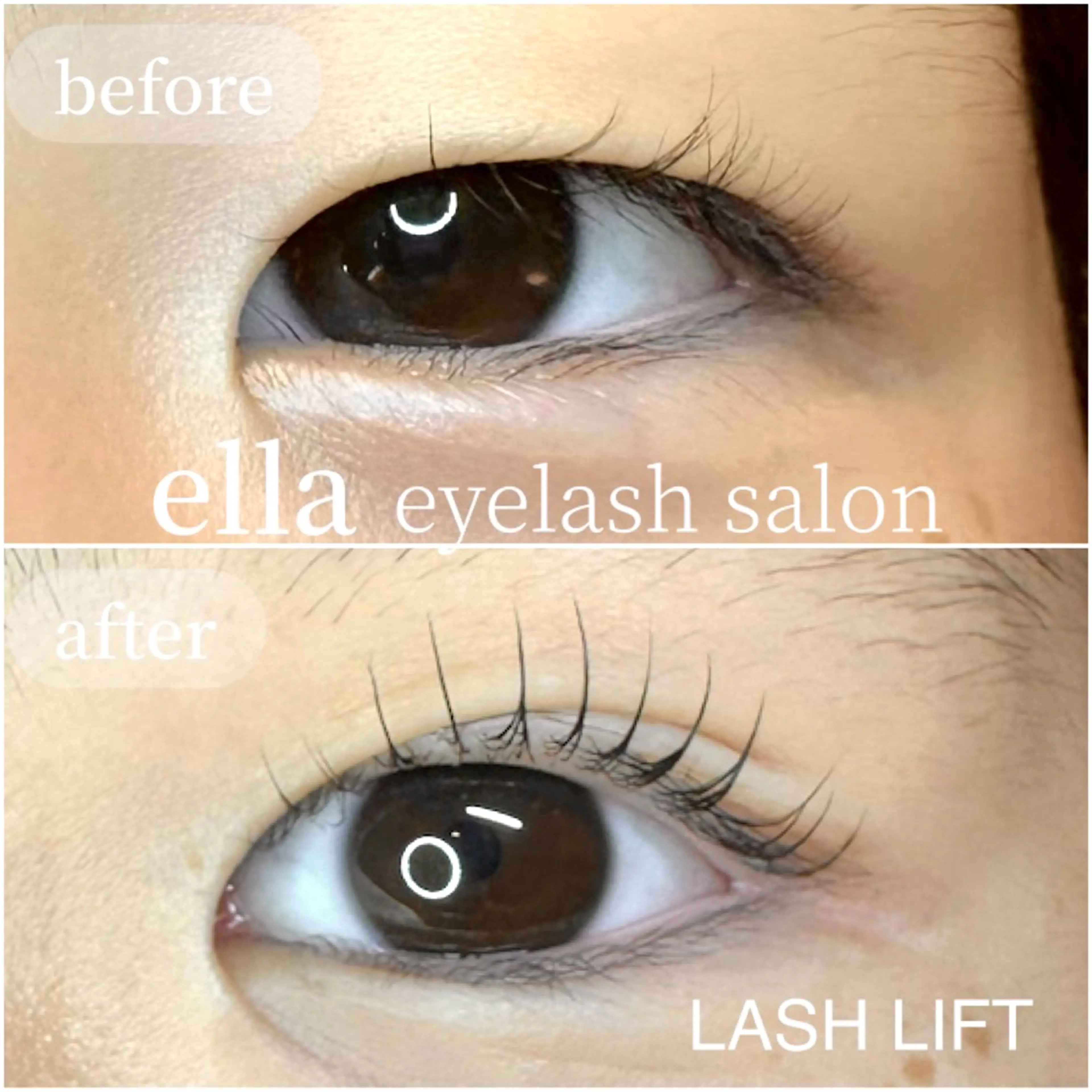 マツエク・マツパ 一重×まつ毛パーマ ella eyelashのマツエク・マツパデザイン